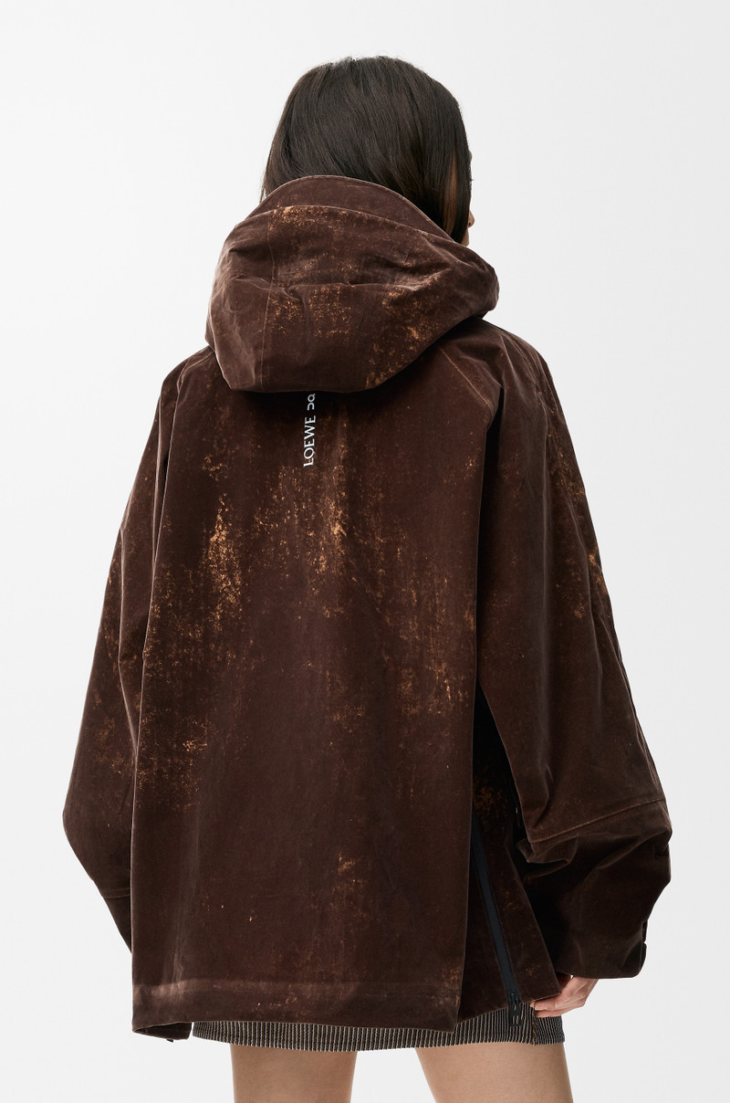 Jacket in flocked technical shell 7