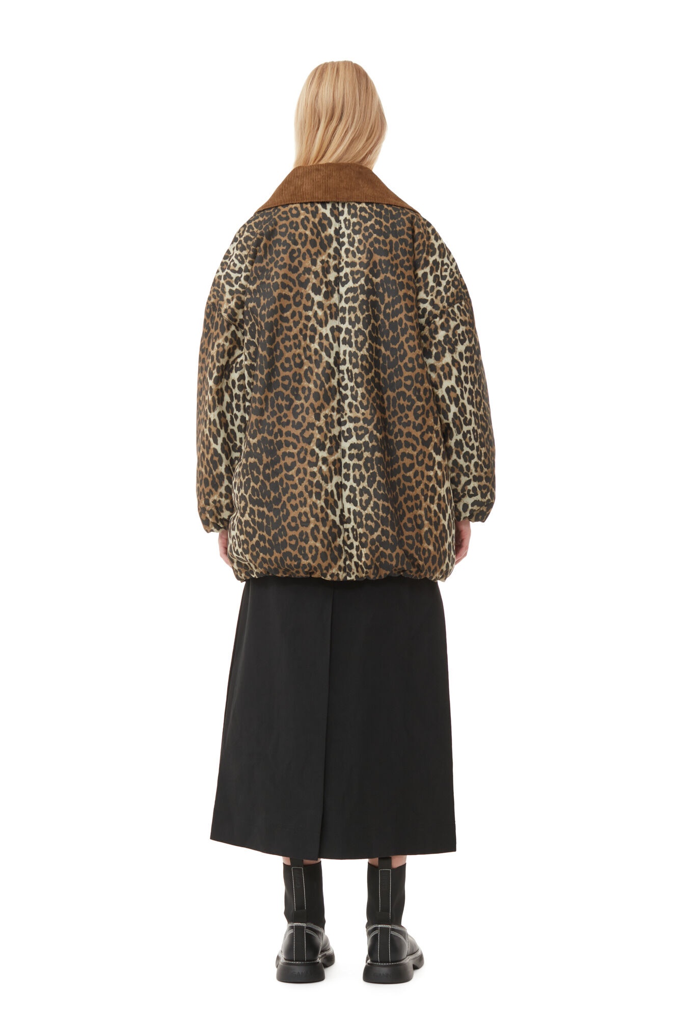 GANNI X BARBOUR LEOPARD BOMBER JACKET - 6