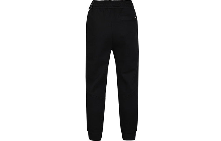Air Jordan Flight Fleece logo Athleisure Casual Sports Long Pants Black CV6149-010 - 3