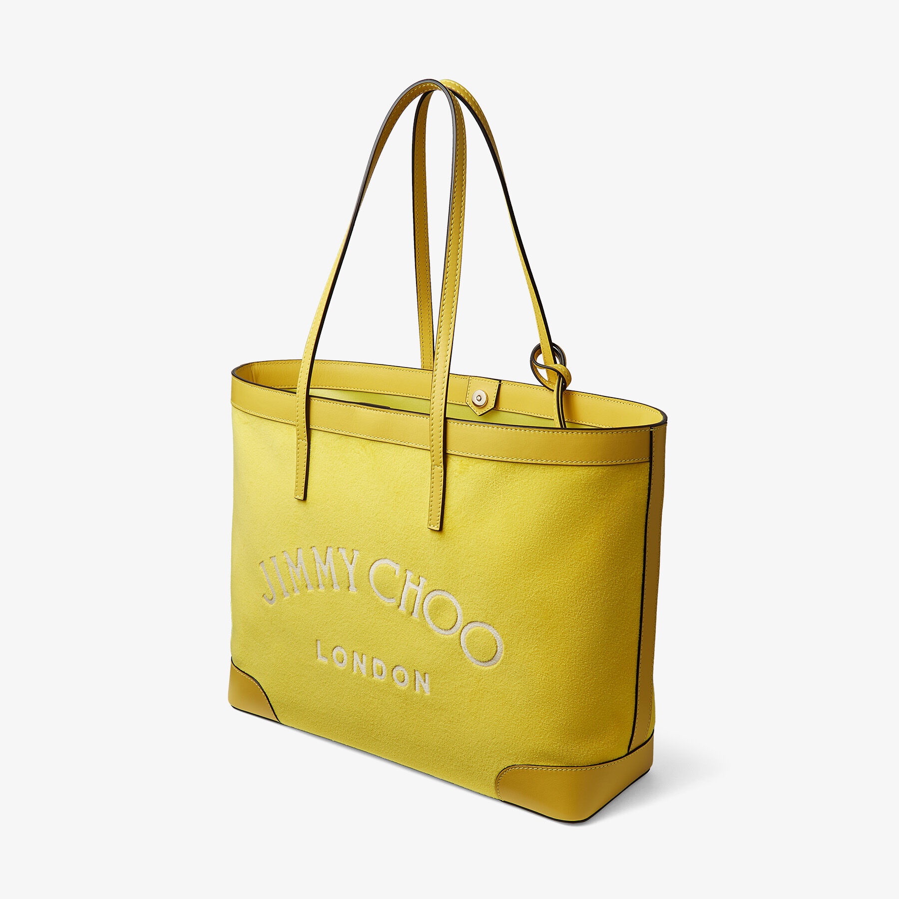 Nine2Five E/W
Yellow Towelling Fabric Logo Tote Bag - 4