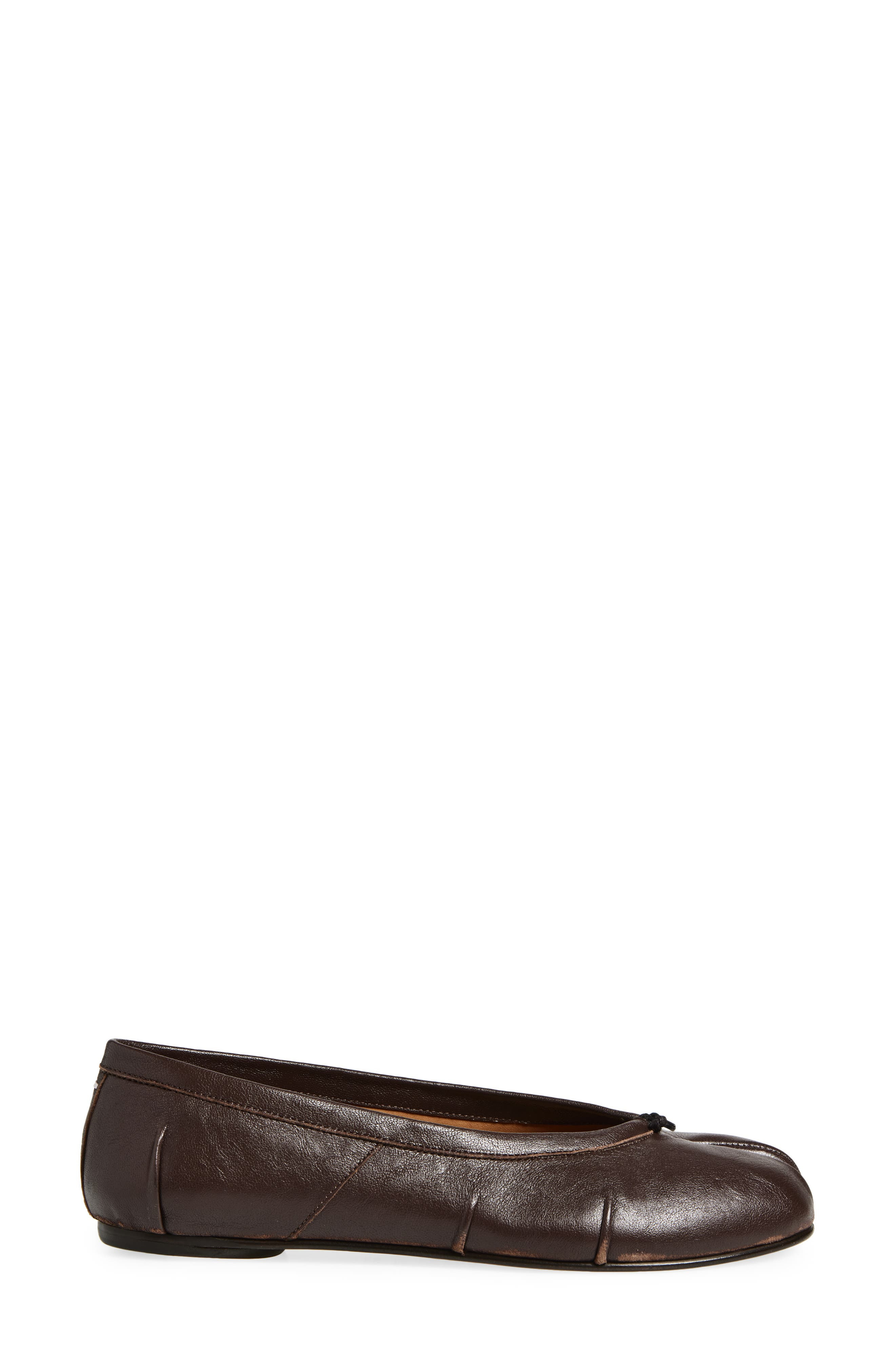 Maison Margiela Tabi Ballerina Flat in Moka at Nordstrom - 3