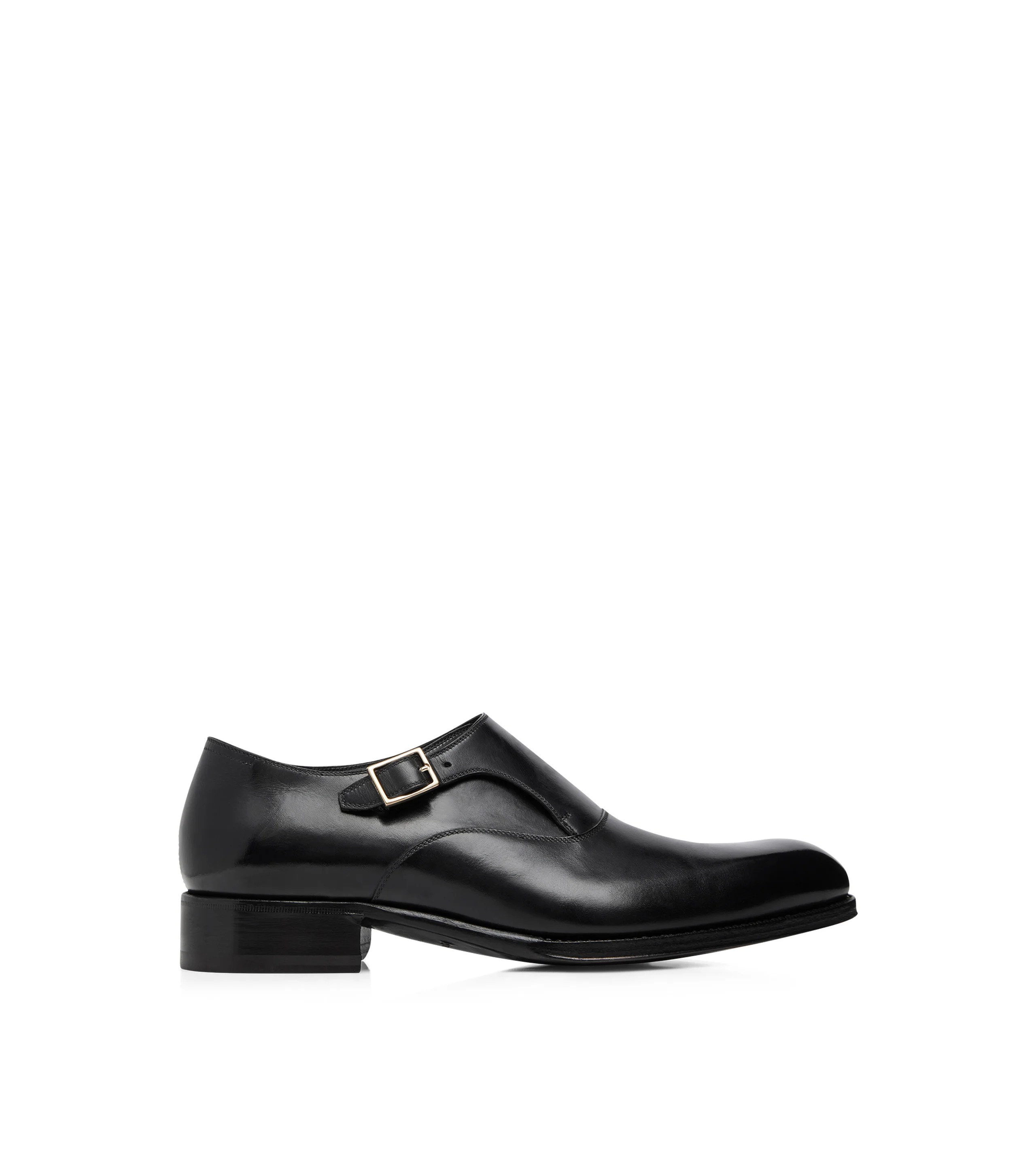 LEATHER EDGAR SINGLE MONK STRAP - 1