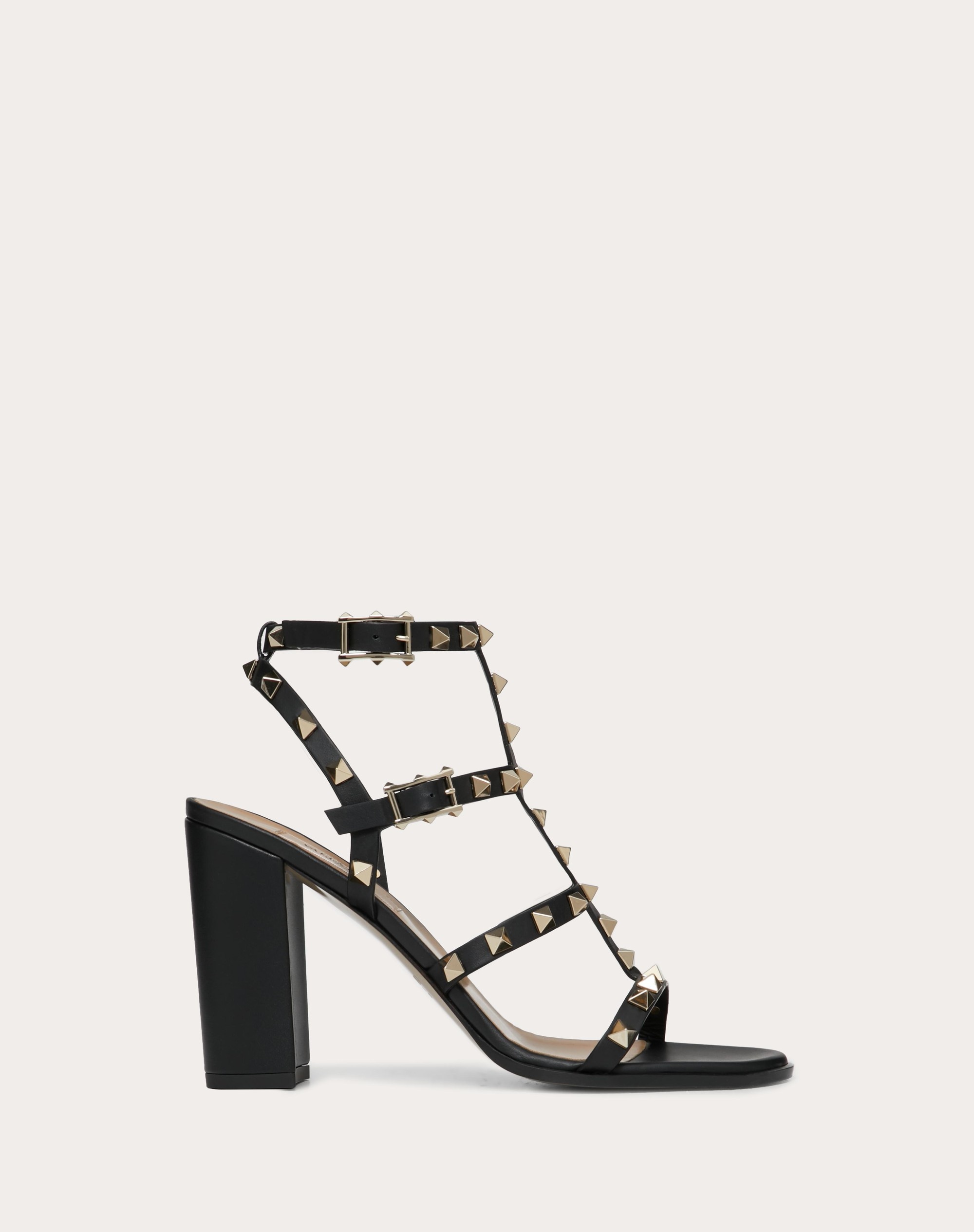 ROCKSTUD ANKLE STRAP SANDAL 90 MM - 1