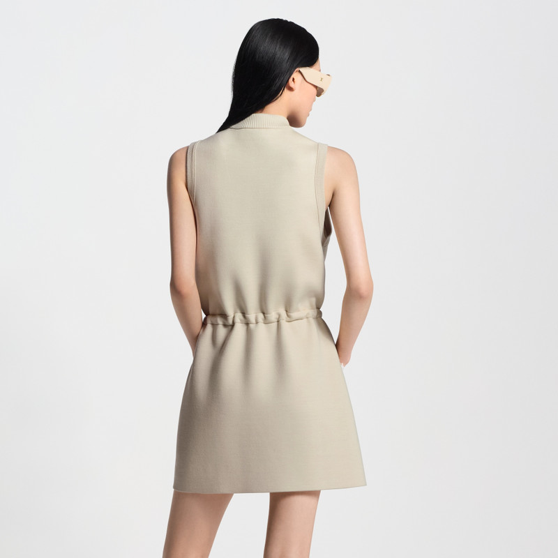Monogram Accent Zip-Up Dress 7