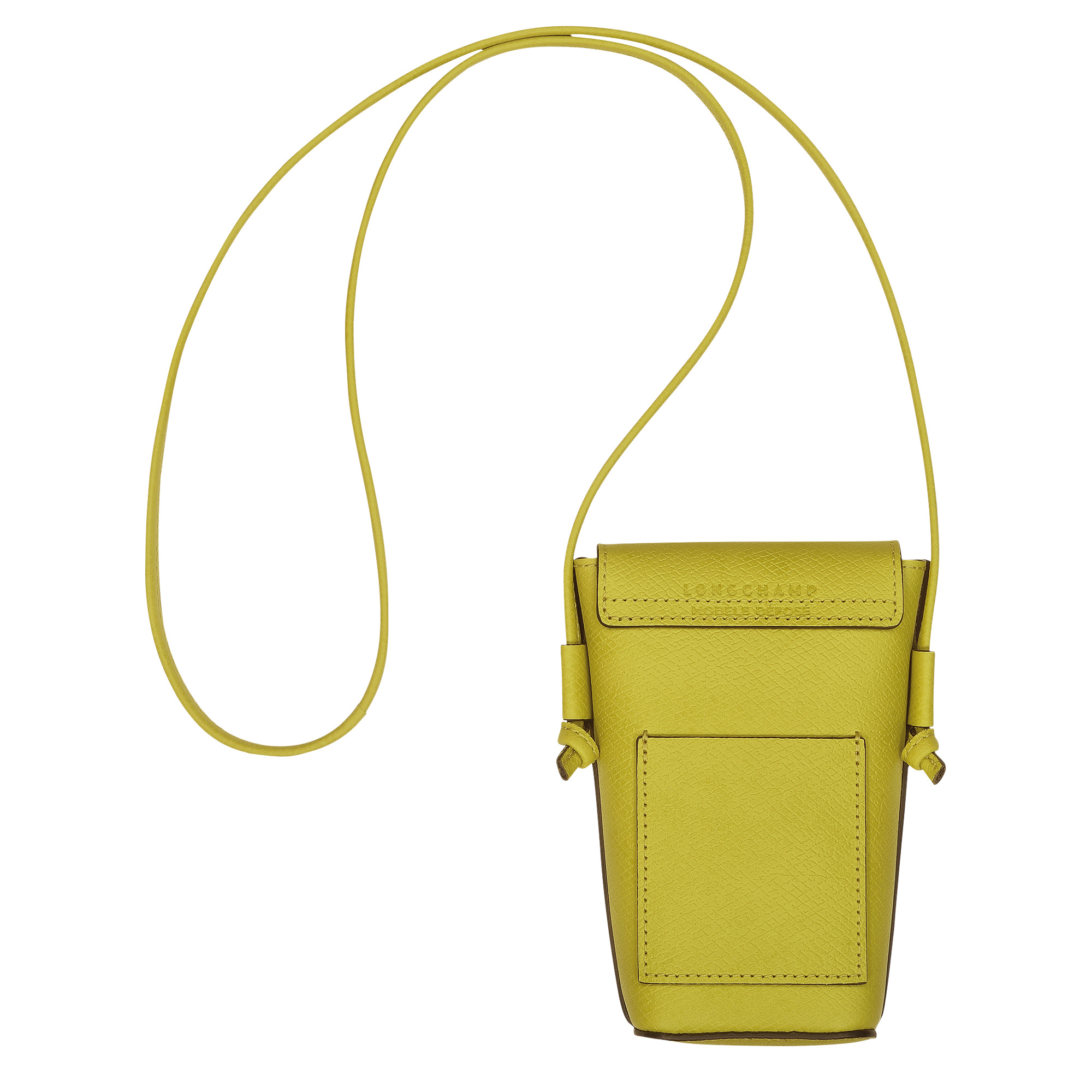 Épure Phone case with leather lace Kiwi Green - Leather - 3
