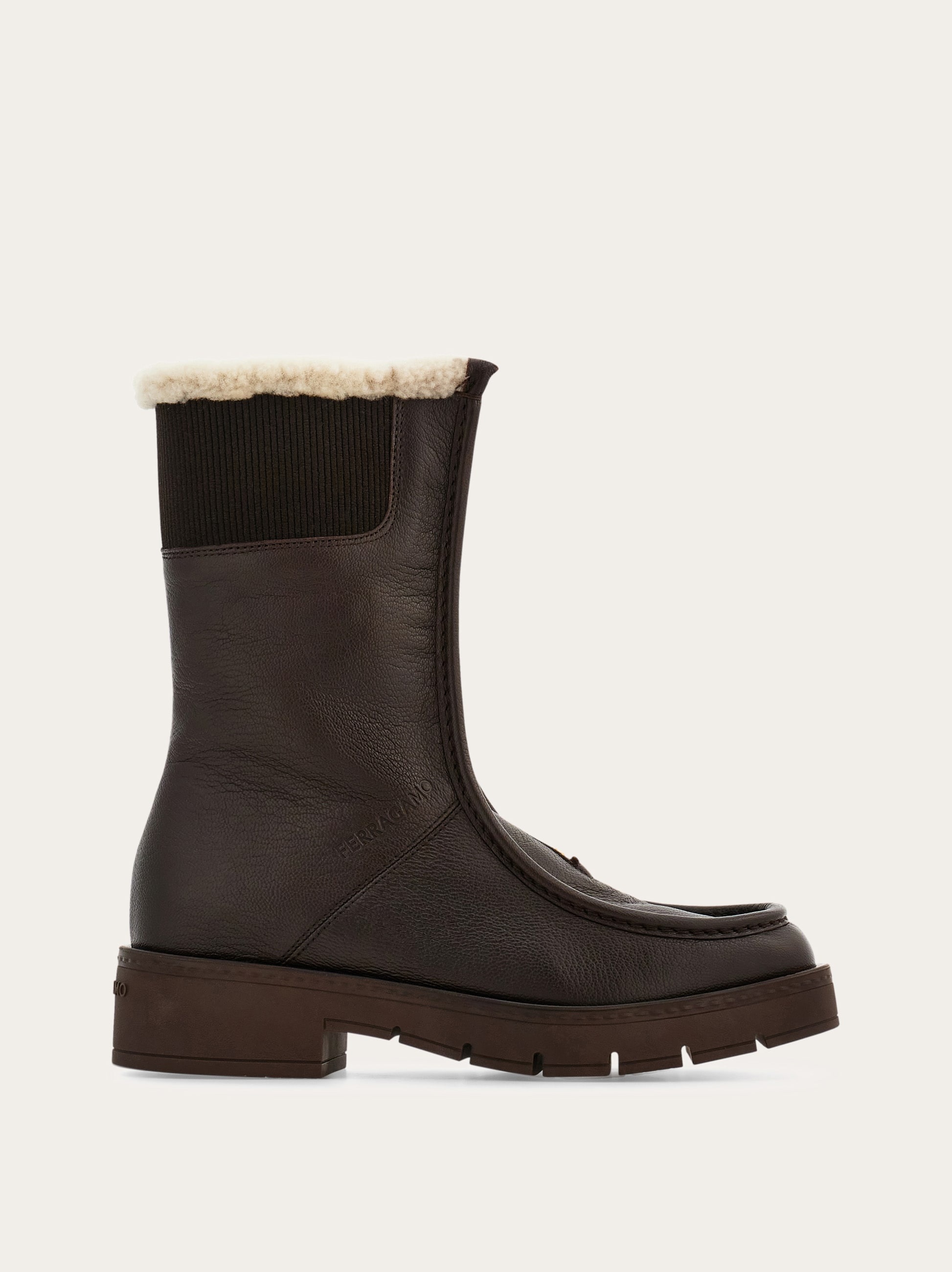 Merino wool lined ankle boot - 5