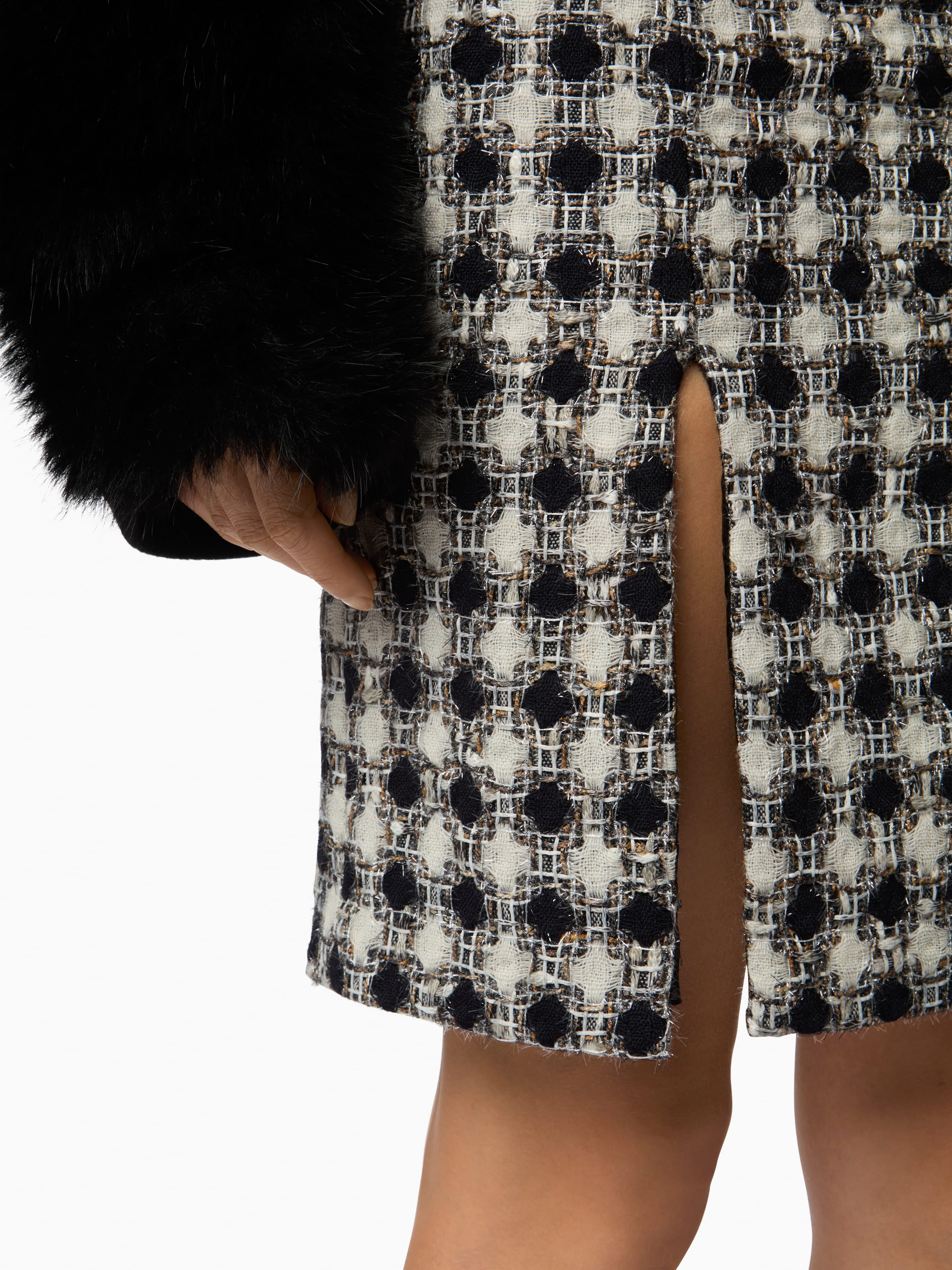Tweed Mini Skirt - 3