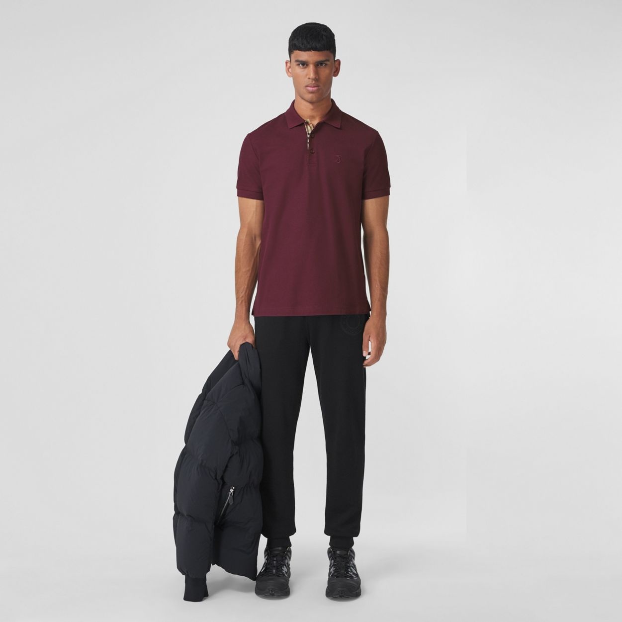 Monogram Motif Cotton Piqué Polo Shirt - 2