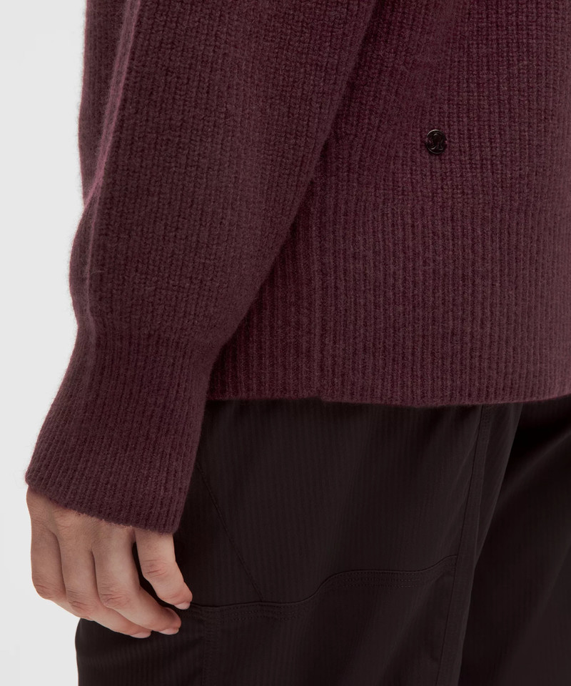 Oversized Cashmere Funnel-Neck Sweater 5