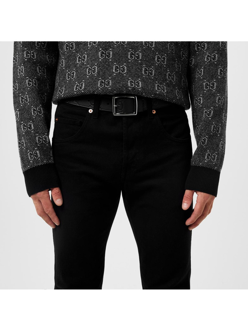 GUCCI Belt with square buckle outlook