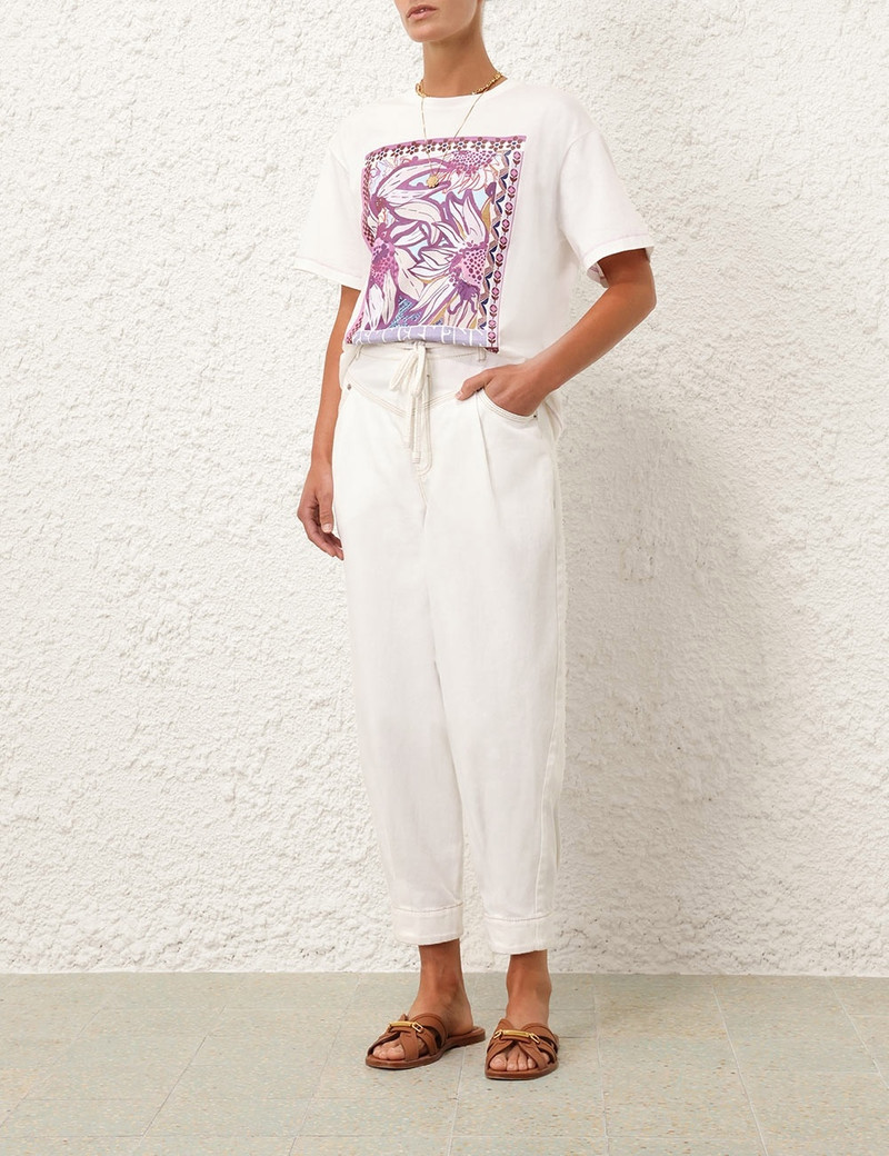Zimmermann JUNIE DENIM UTILITY PANT outlook