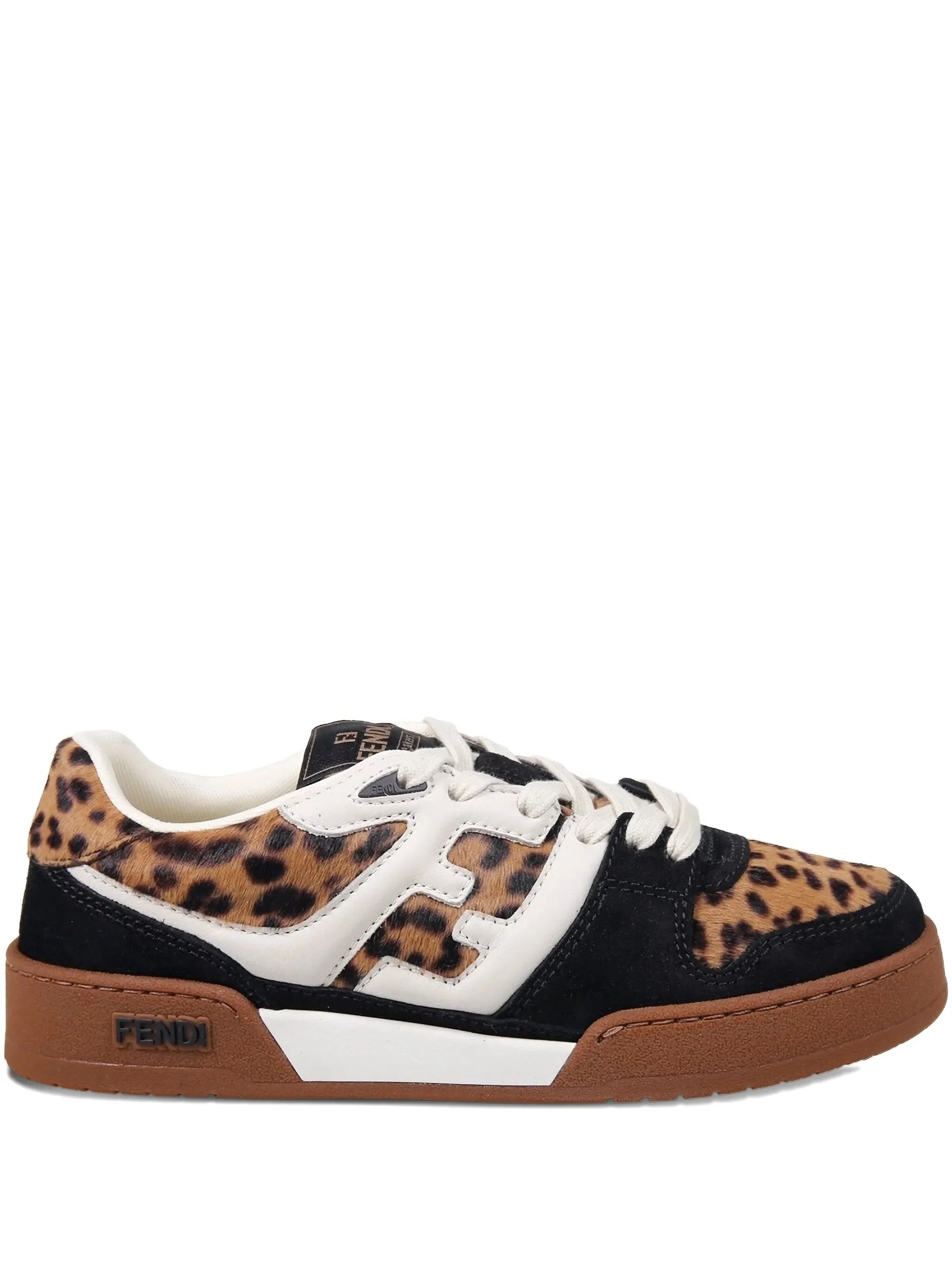 leopard-print sneakers - 1