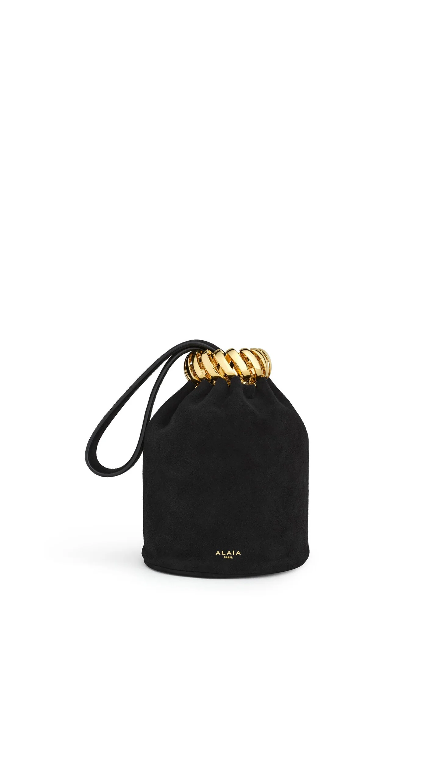 MOTION BRACELET BAG IN SUEDE - 1