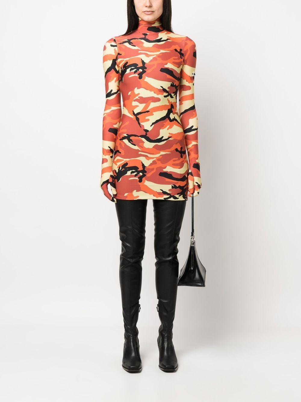 camouflage-print minidress - 2