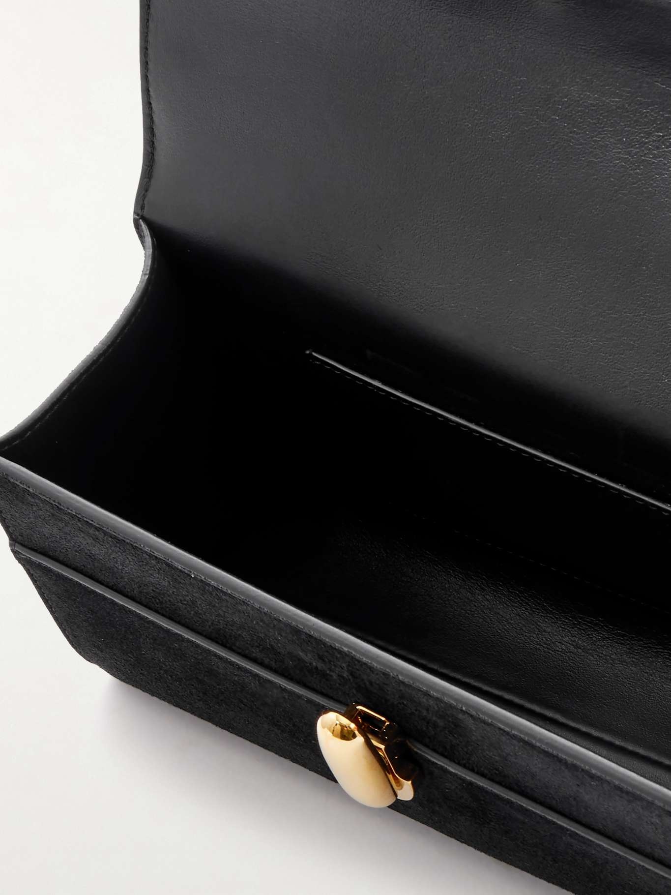 Symmetry Pochette suede tote Black - 5