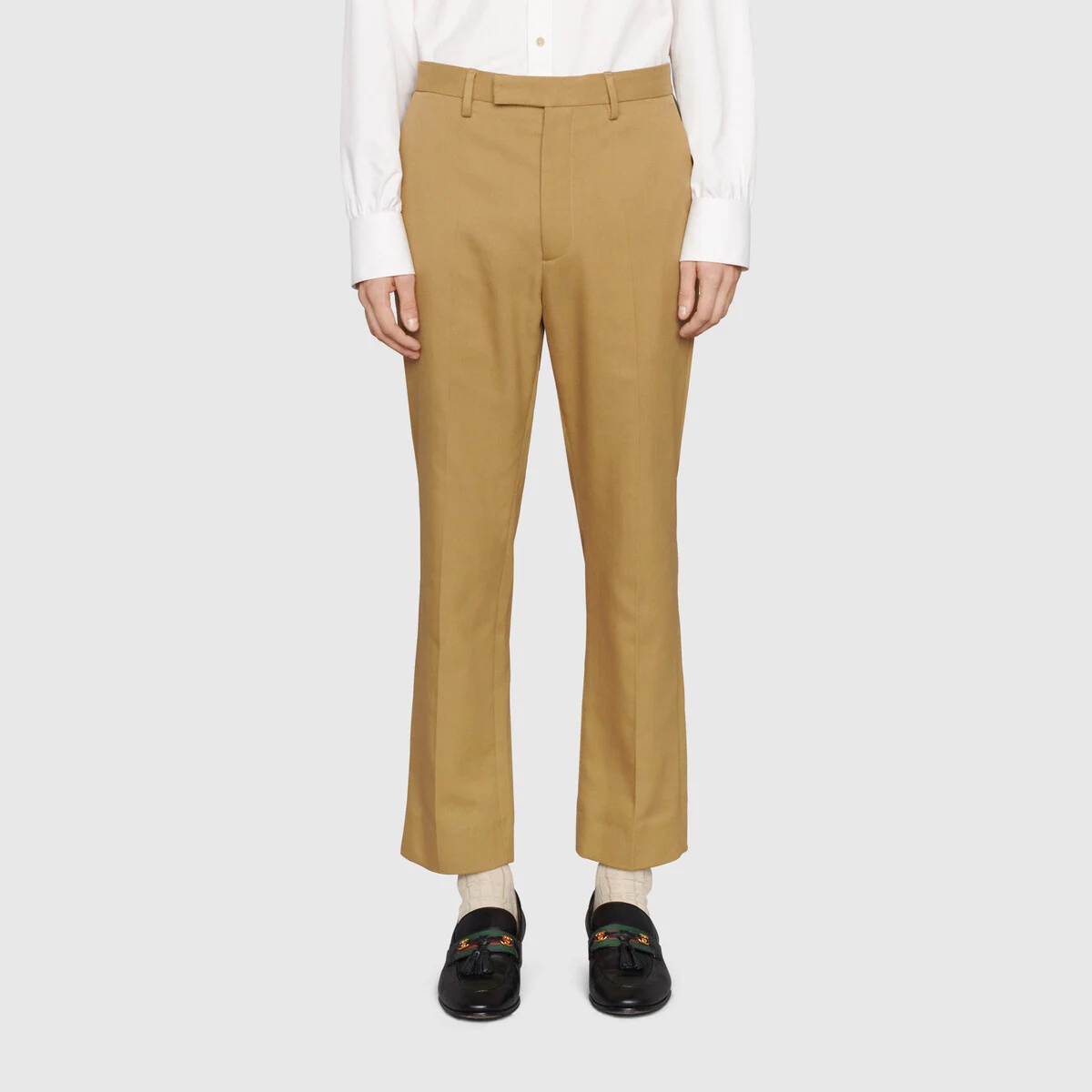 Cotton ankle pant with Web - 3