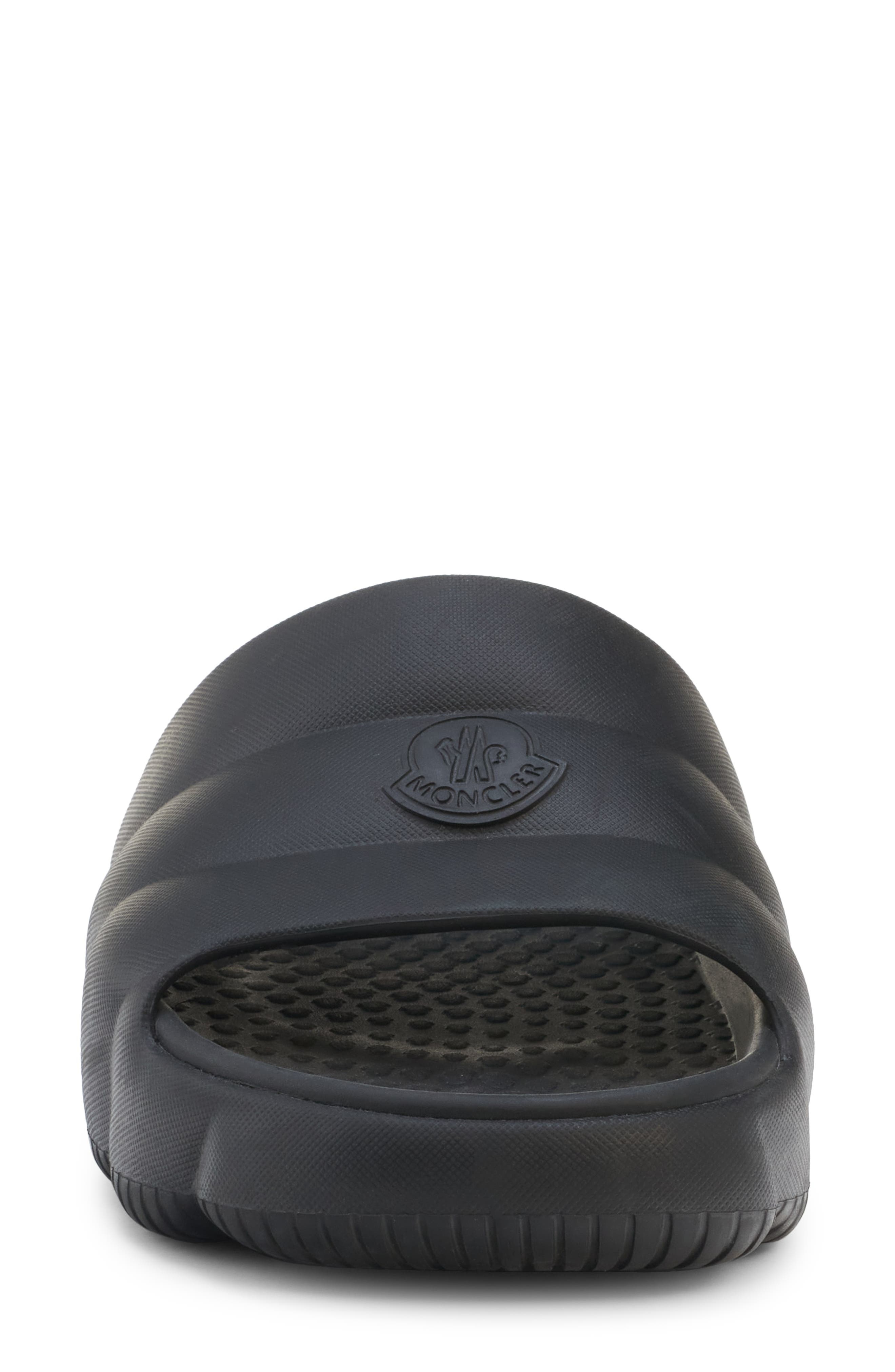 Moncler Lilo Slide Sandal in Black at Nordstrom - 4