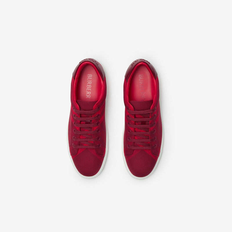 Check Cotton Sneakers 5
