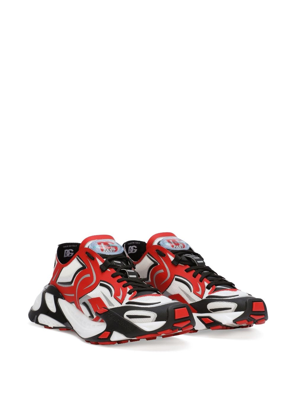 Fast in Maglina logo-patch sneaker - 2