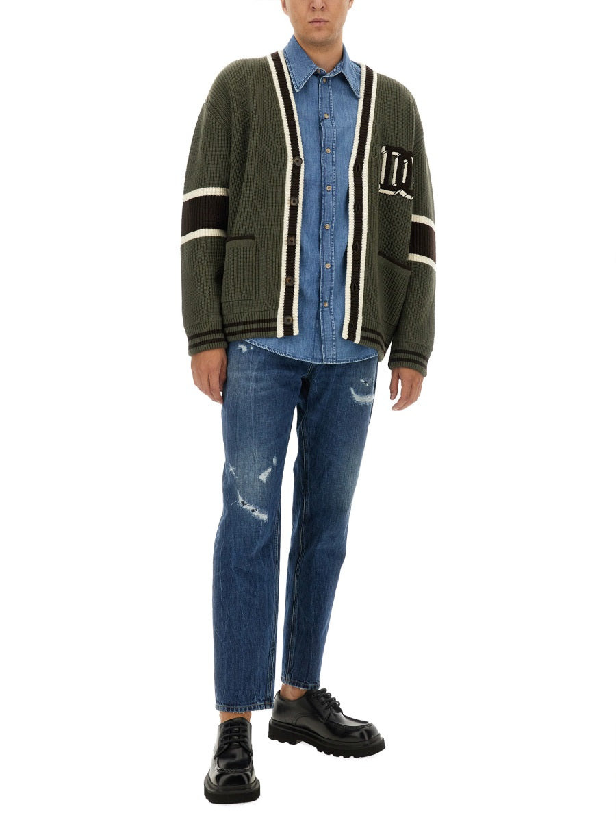 Dolce & Gabbana Men Wool Cardigan - 2