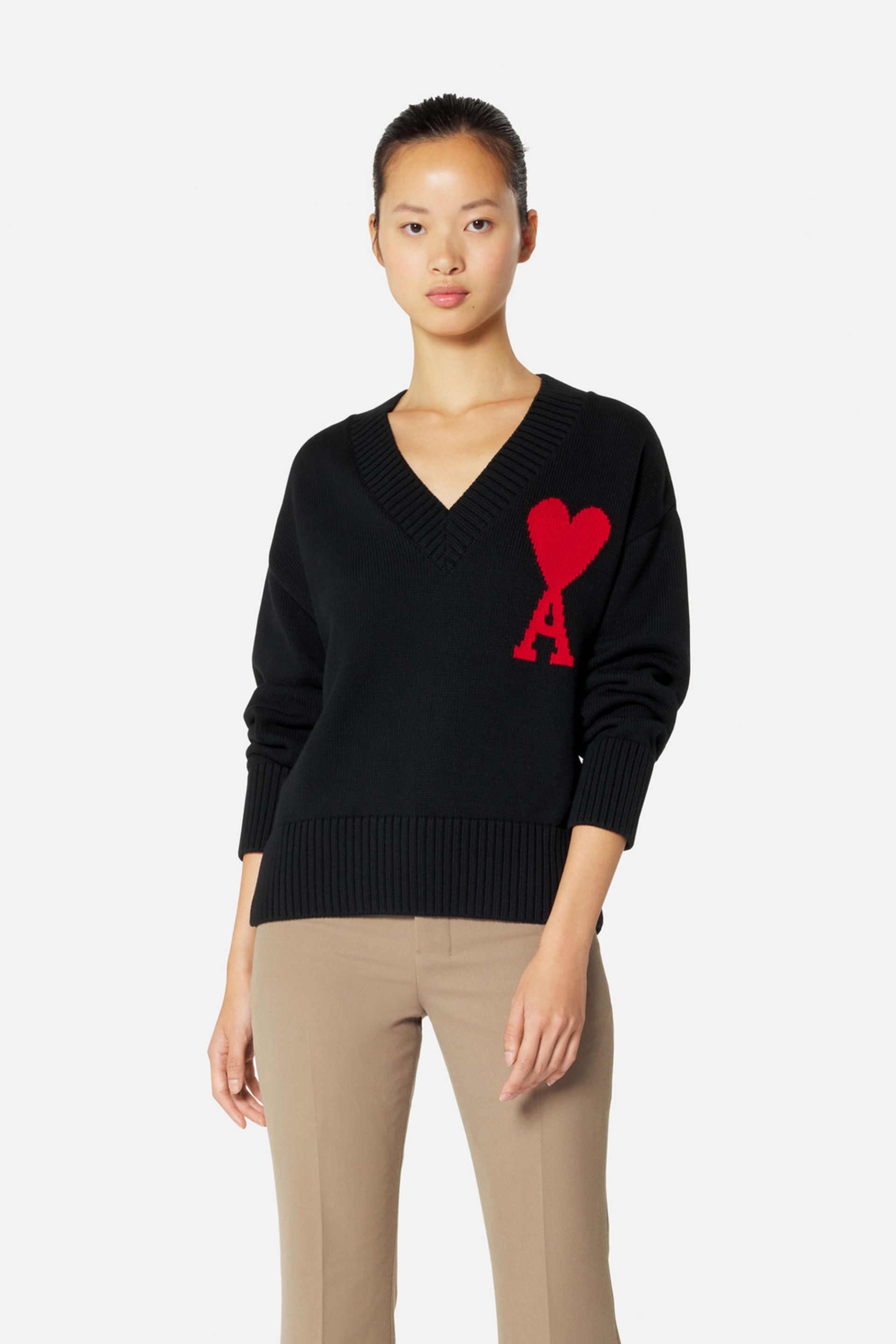 Ami De Coeur V Neck Sweater - 2