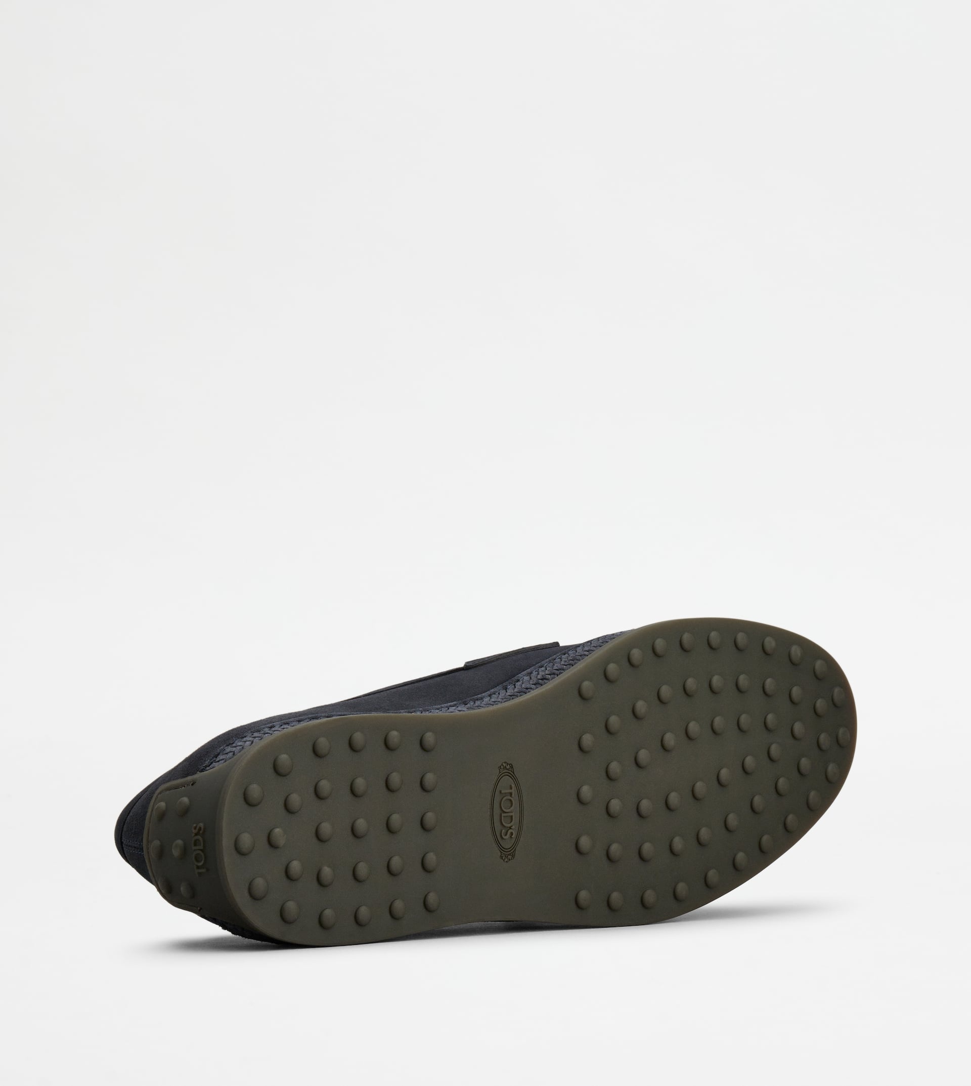 LOAFERS IN SUEDE - BLUE - 4