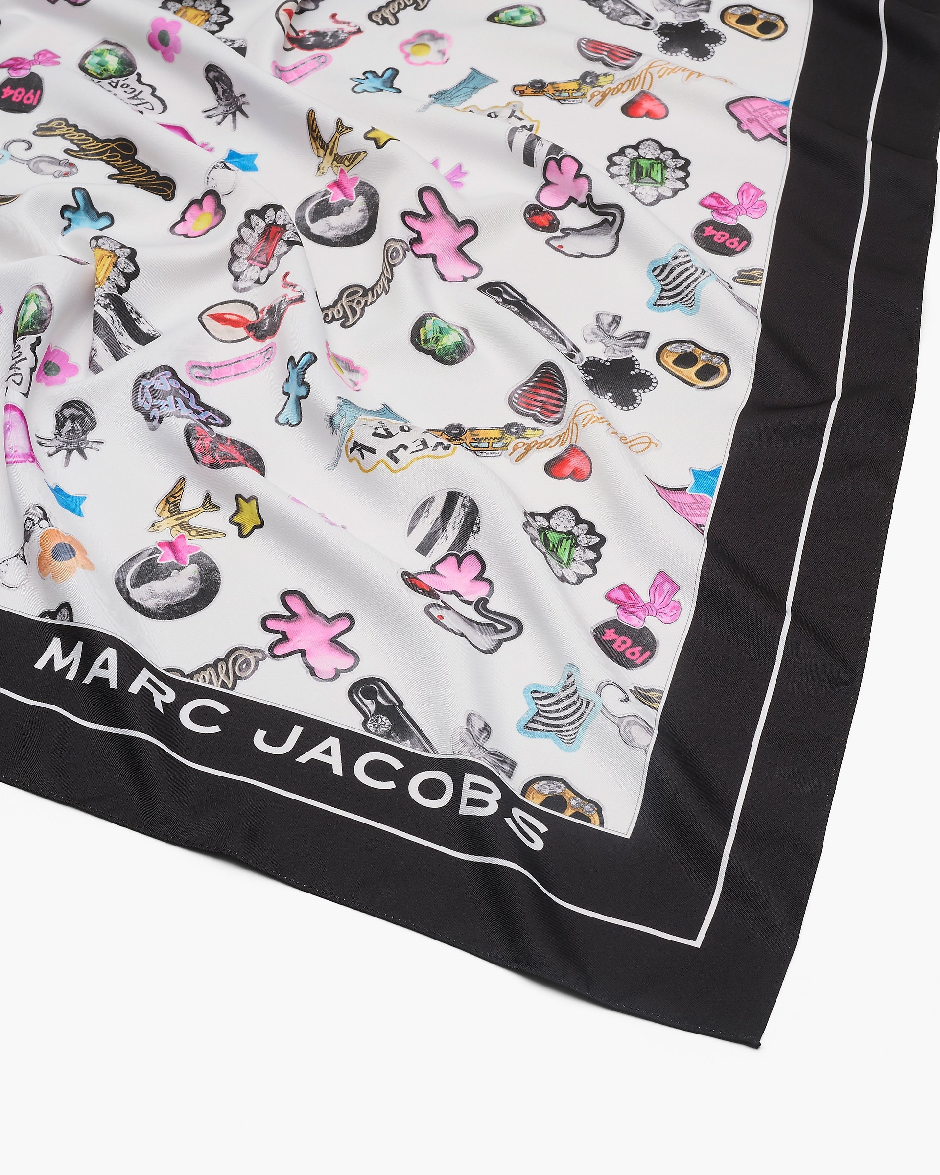 STICKER PRINT SCARF - 4