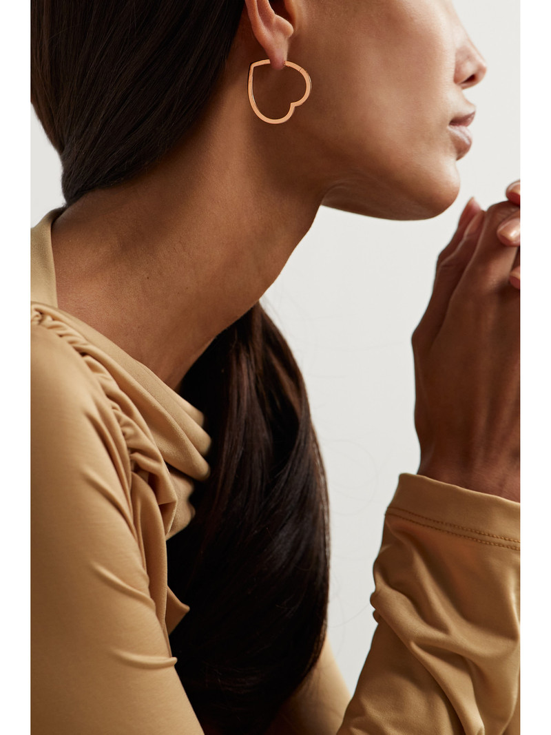 REPOSSI Antifer Heart Large 18-karat Rose Gold Single Earring outlook