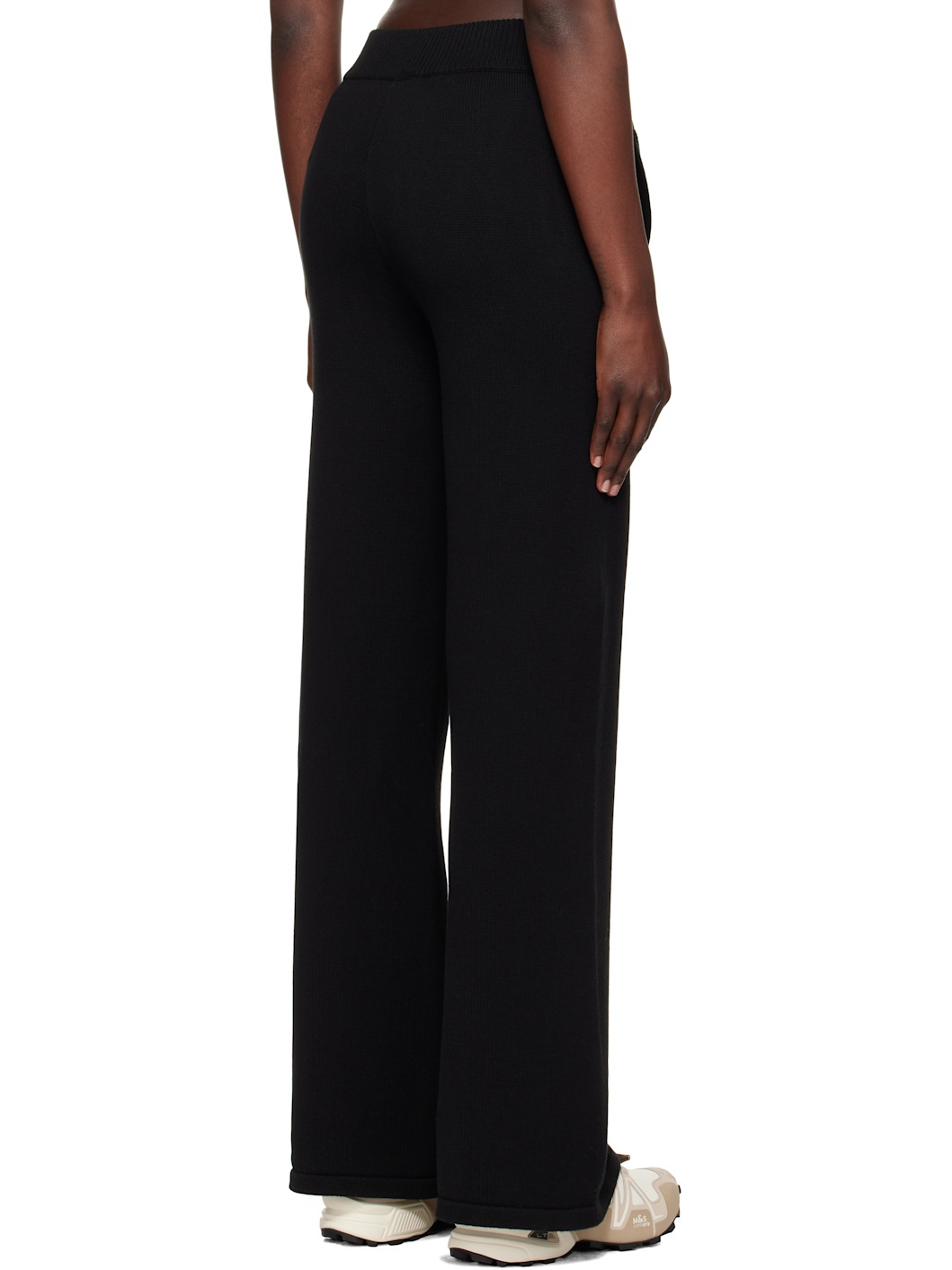 Black Palms Knit Lounge Pants - 3