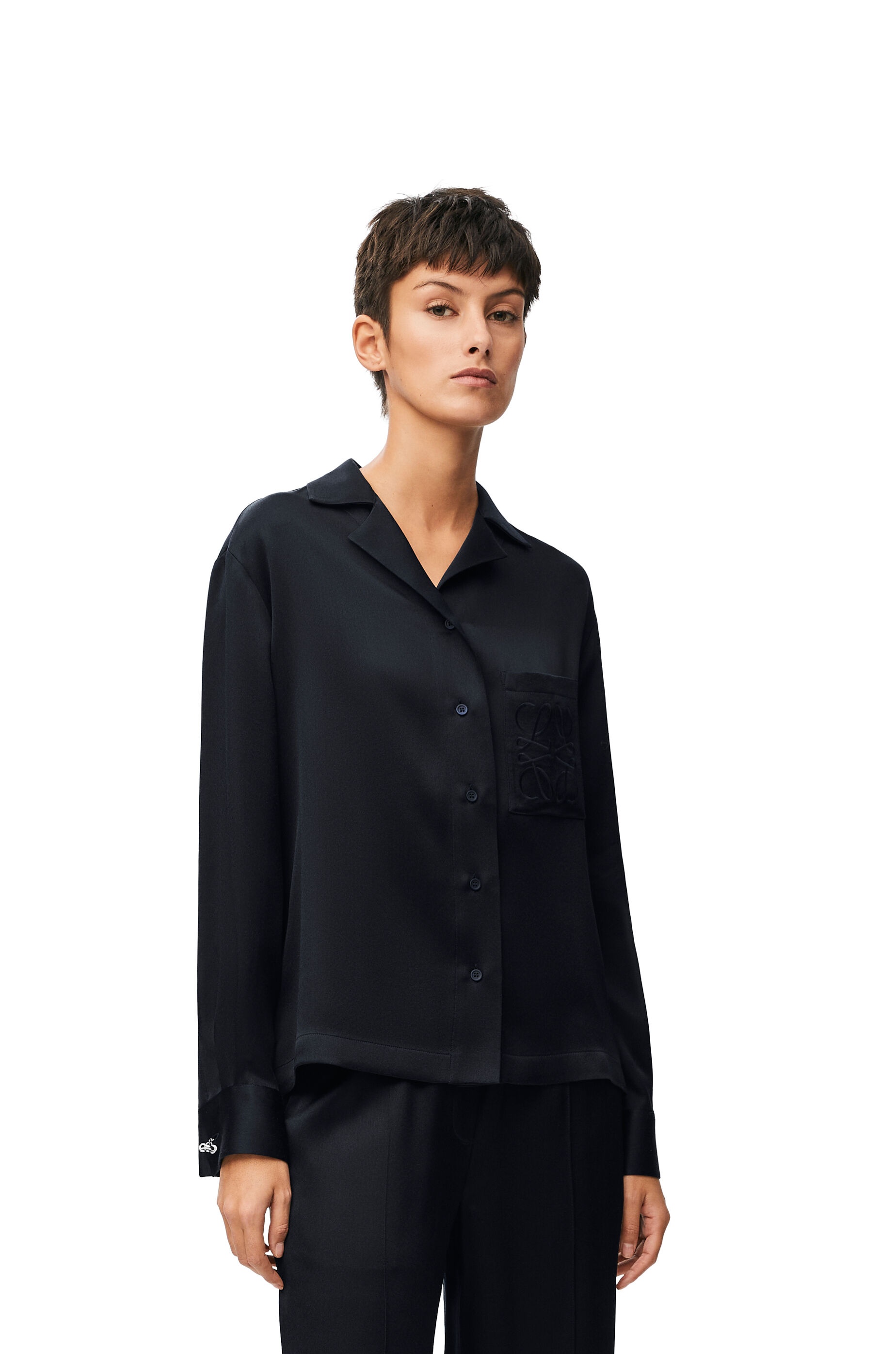 Pyjama blouse in silk - 3
