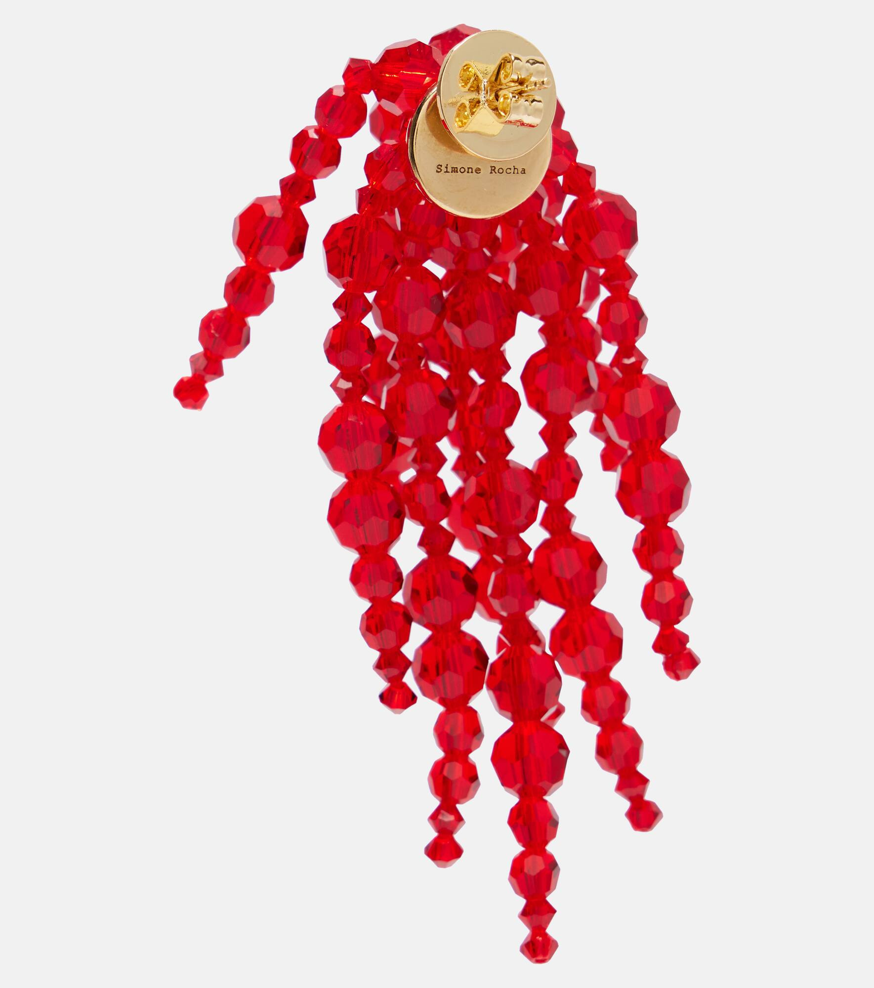 Beaded drop earrings - 5