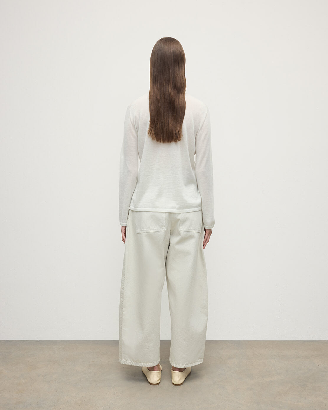 Superfine Cashmere White Roll Neck Jumper - 4