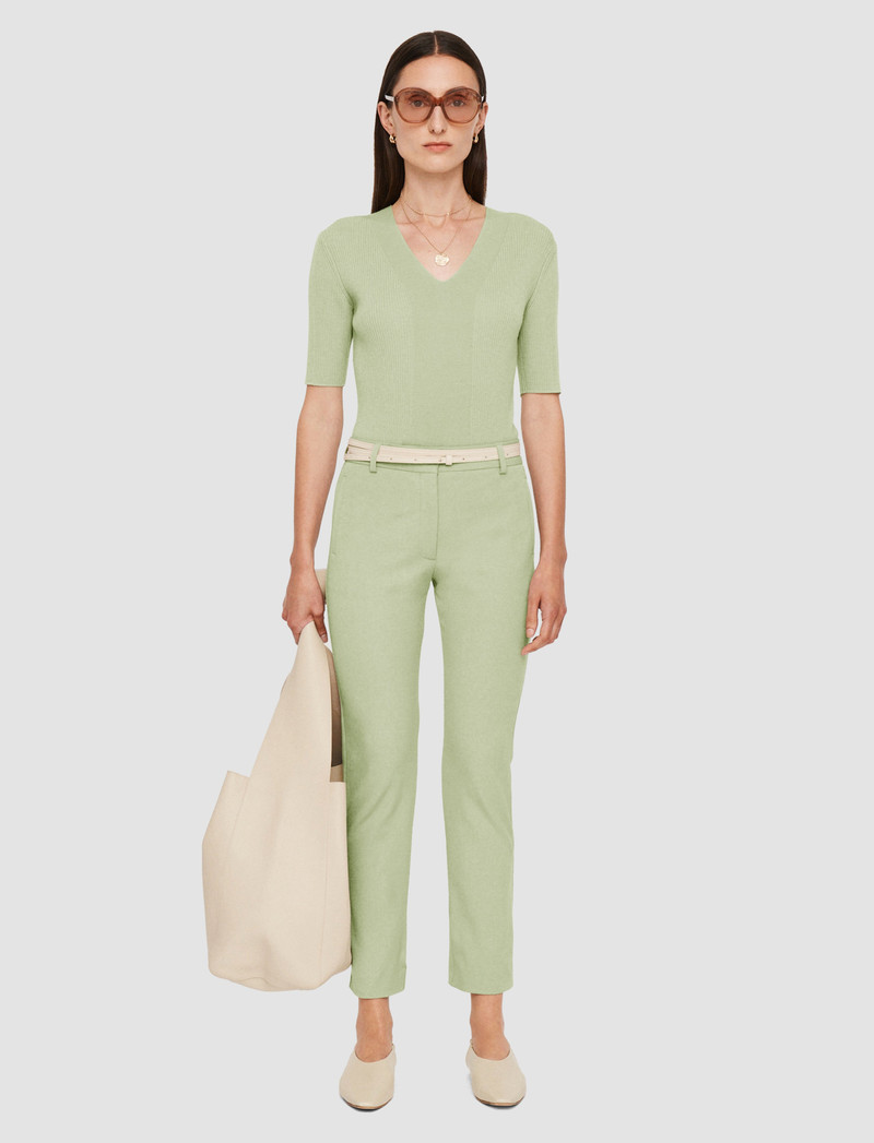 JOSEPH New Eliston Gabardine Stretch Trousers outlook