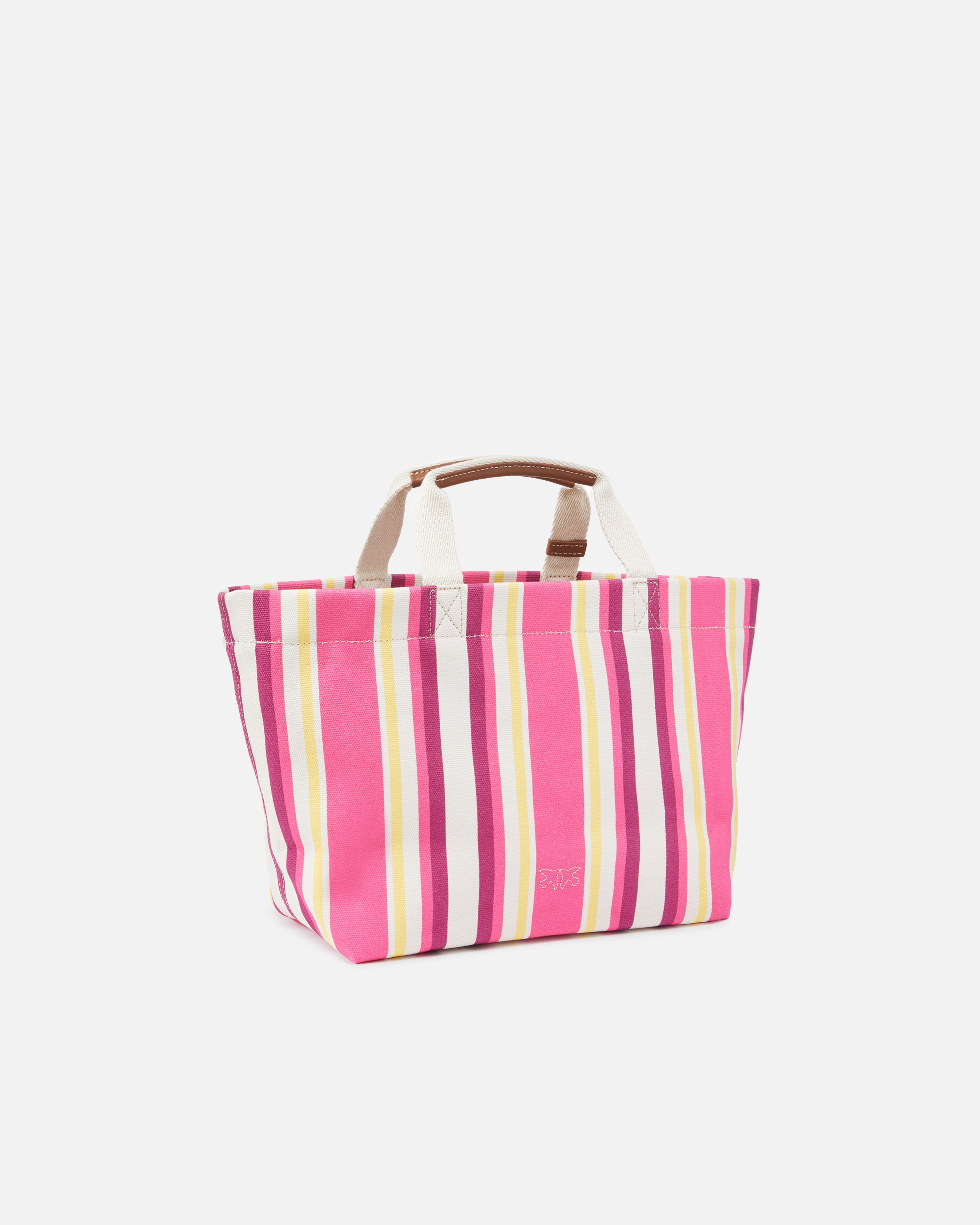 トートバッグ PINKO Maxi stripes shopping bag Multicolor Pinko Maxi Stripes Shopping Bag in Blue | Lyst
