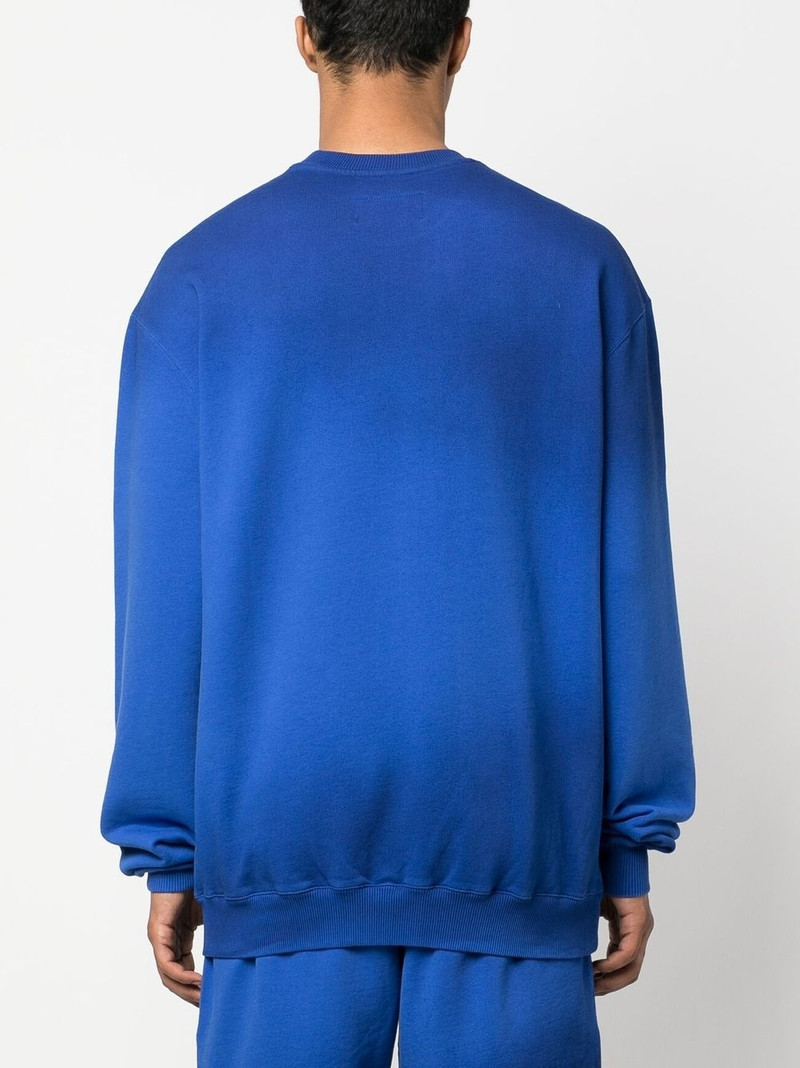 Gradient logo-print sweatshirt 4