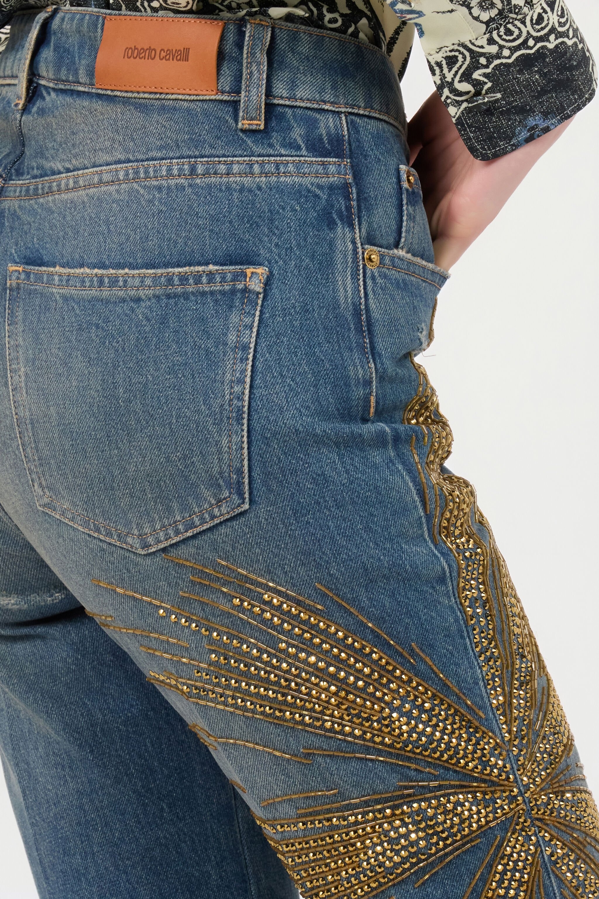 Jeans With Rhinestones - 7