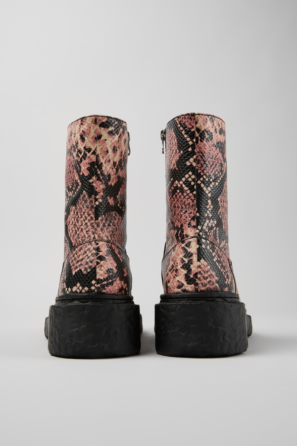 Multicolor Leather Boots - 3