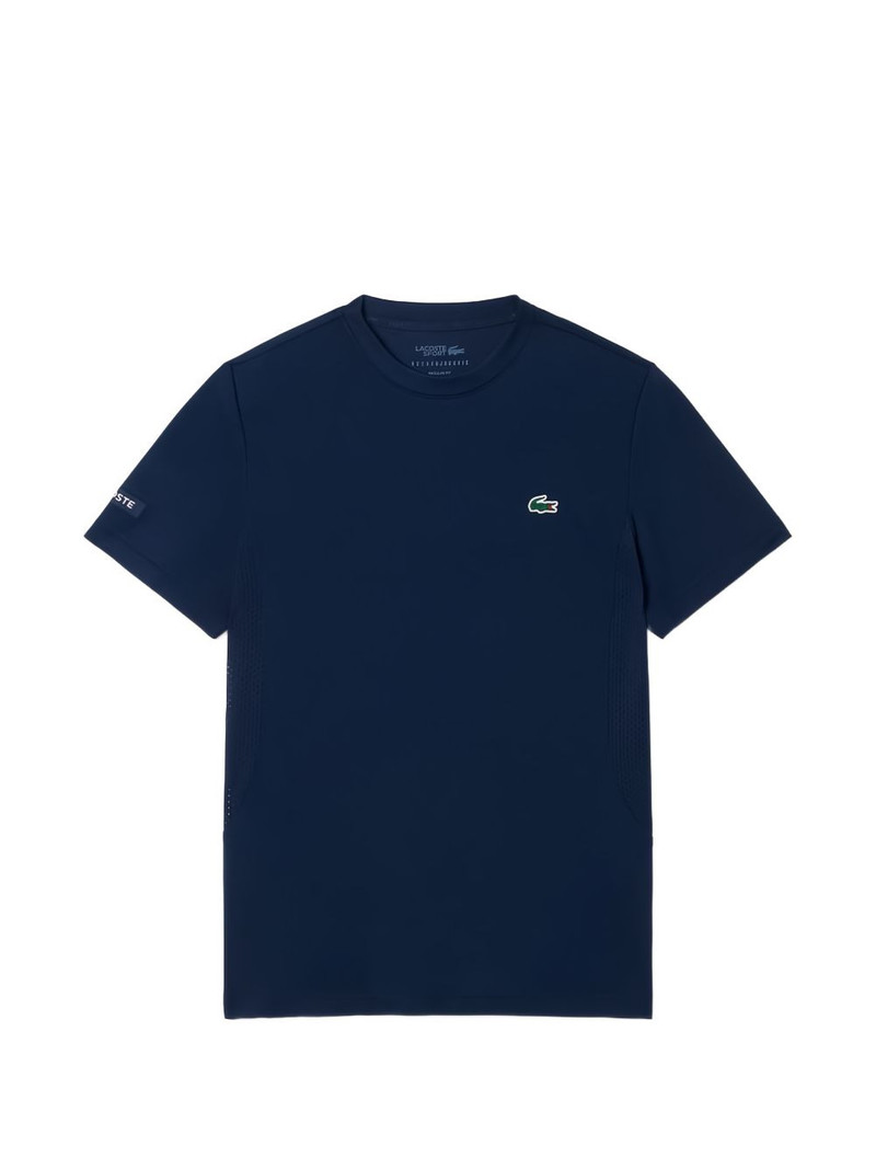 round-neck logo-print T-shirt 1