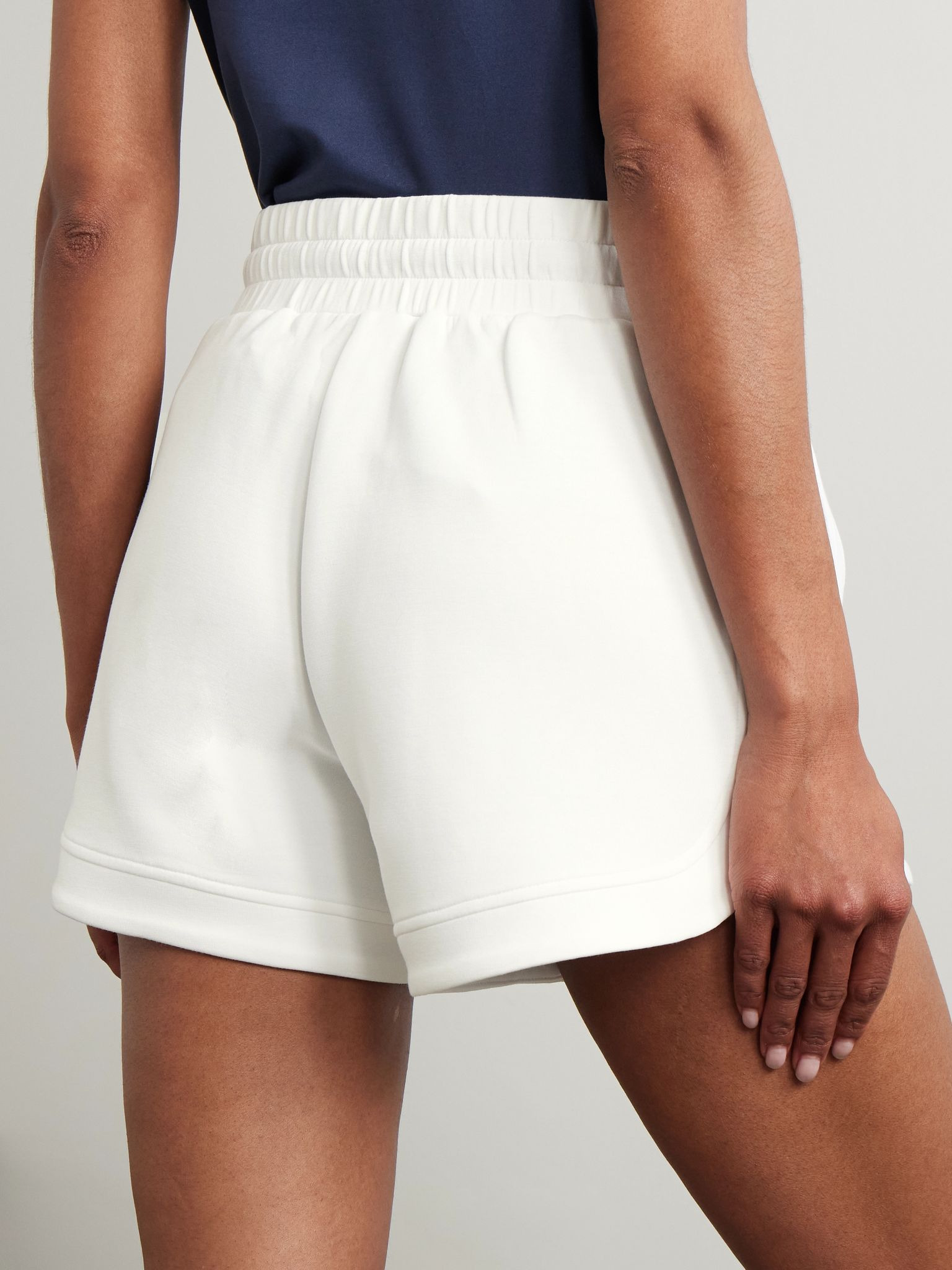 Ollie stretch-jersey shorts White - 3