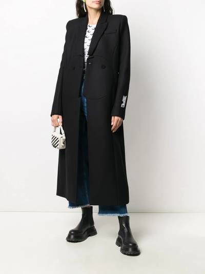 Off-White double-breasted mid-length coat outlook