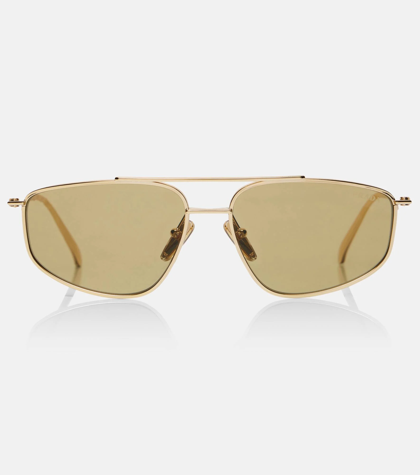 Logo aviator sunglasses - 1
