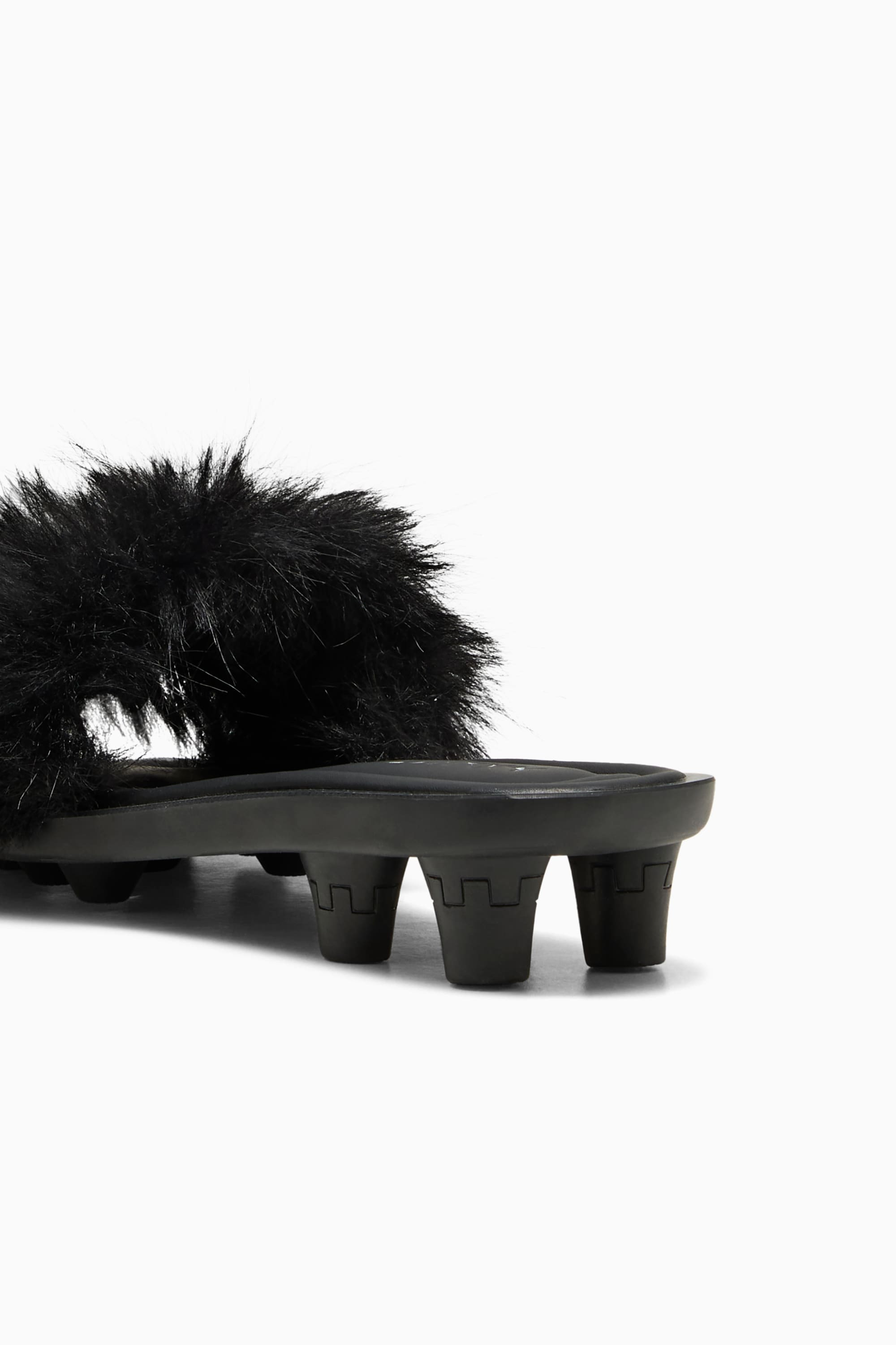 FENTY x PUMA Women's Chic Fur Slides - 5