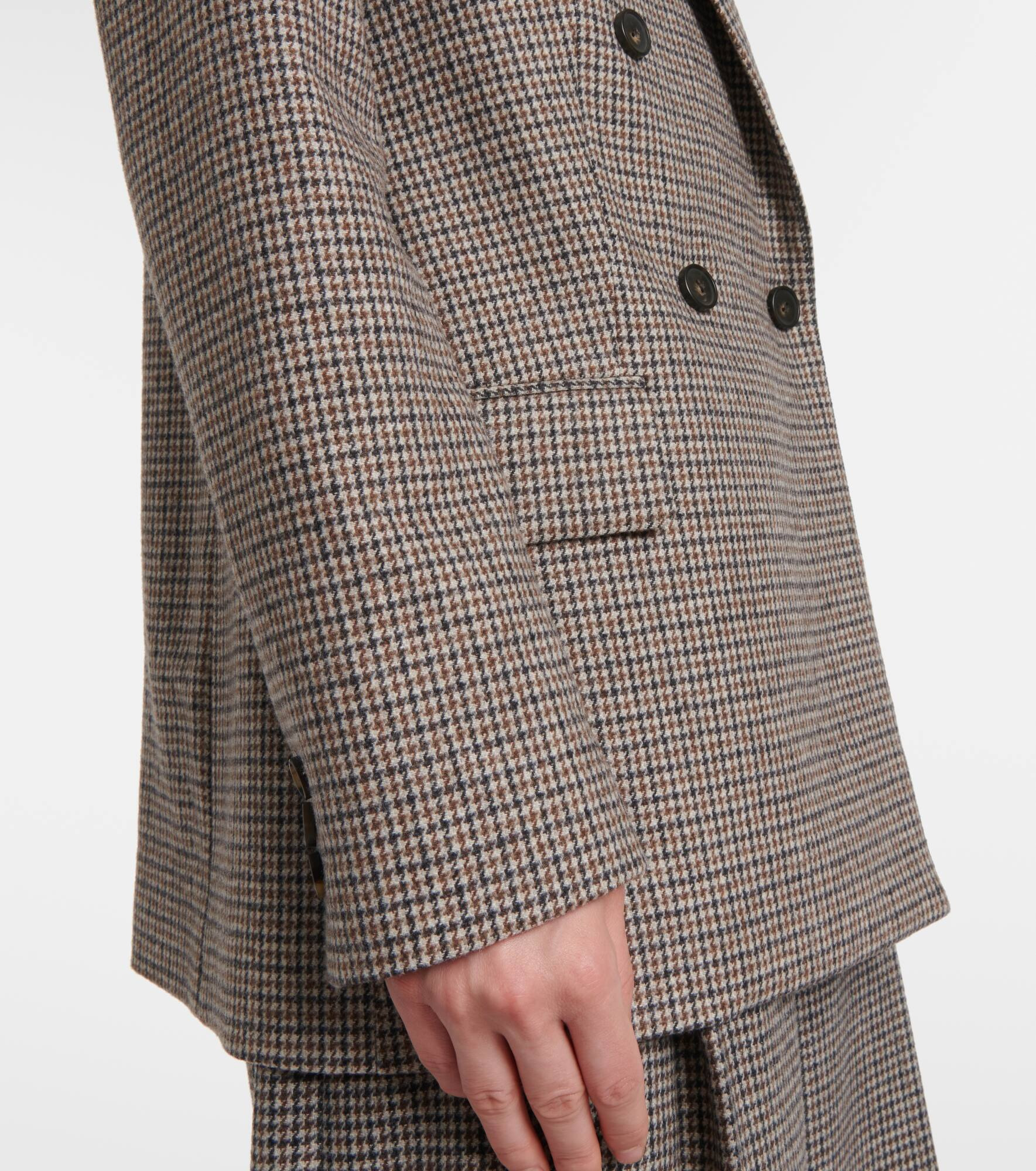 Houndstooth blazer - 5