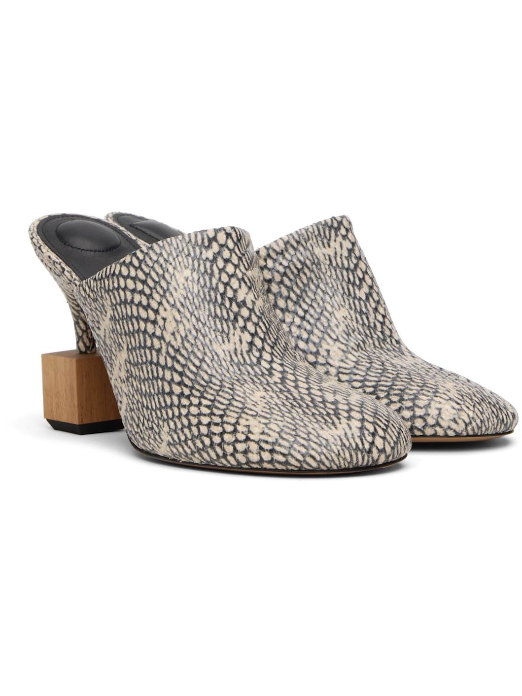 Beige 'The Bisou' Mules - 4