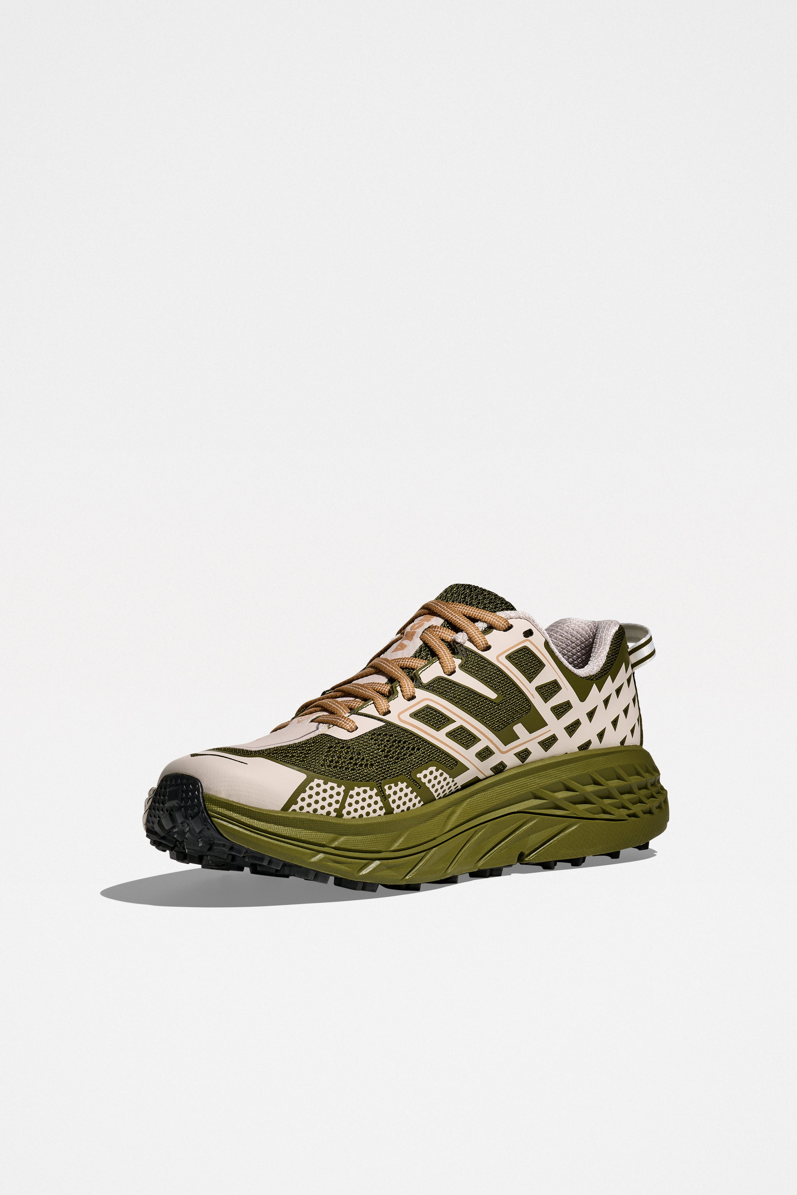 HOKA U SPEEDGOAT 2 GREEN / WHITE - 5