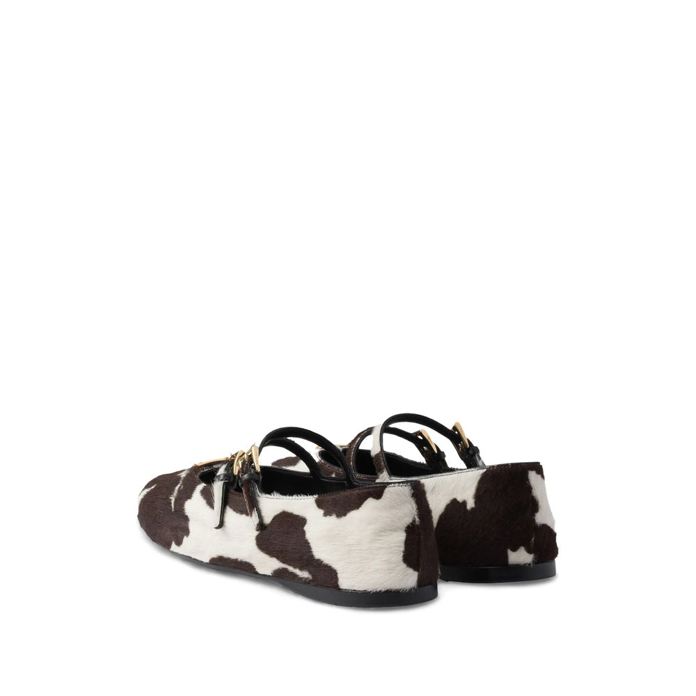 Prada White Ballet Flats Women - 3
