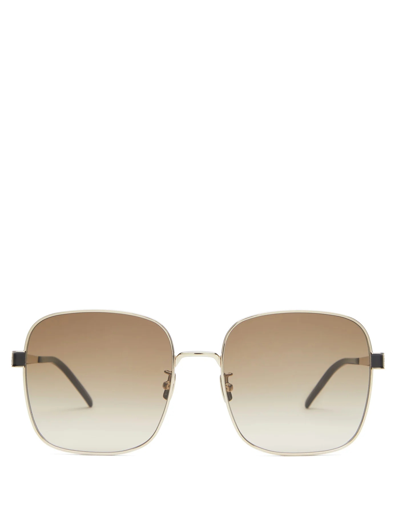 Square metal sunglasses - 1