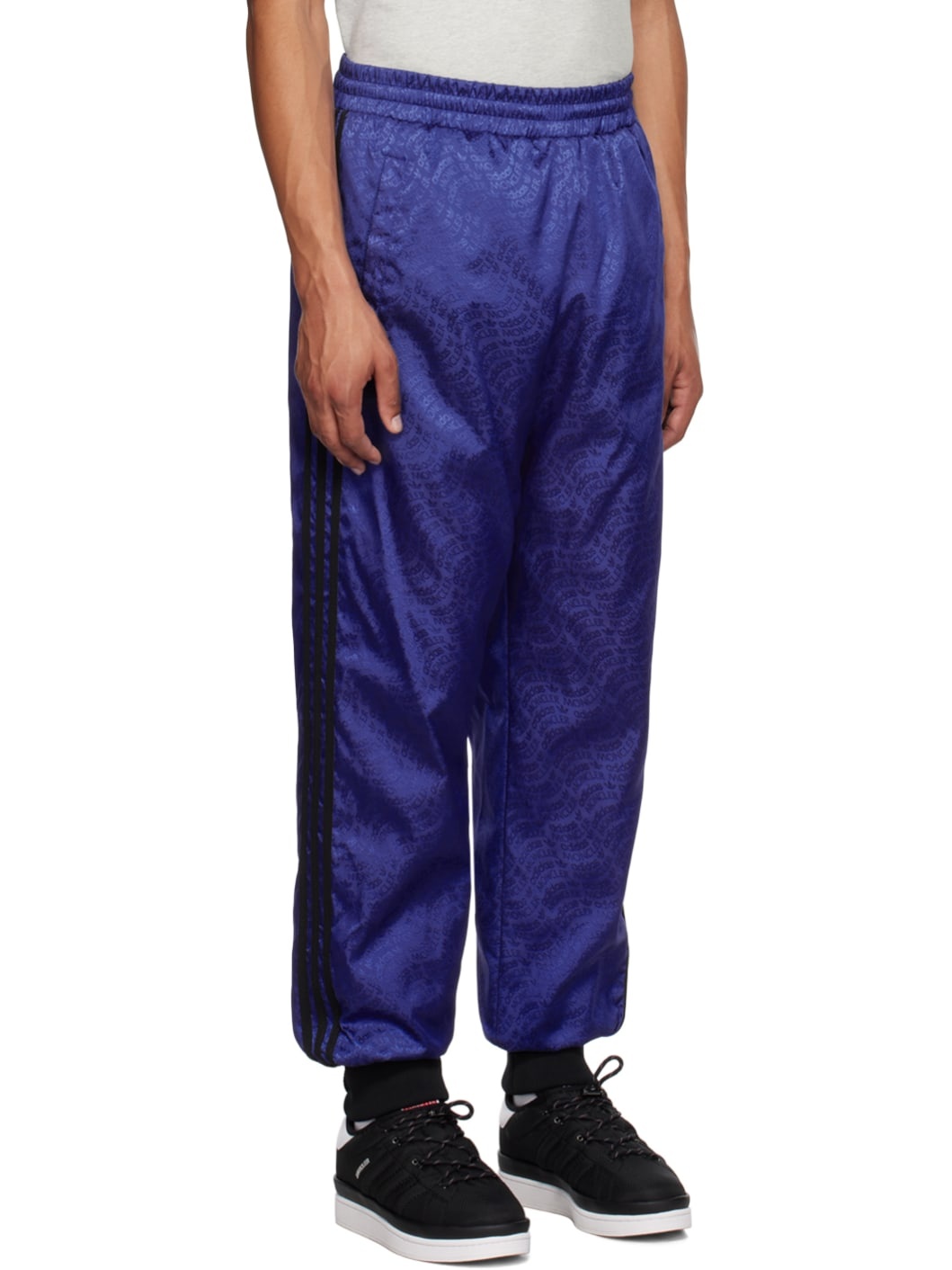 Moncler x adidas Originals Blue Down Trousers - 2