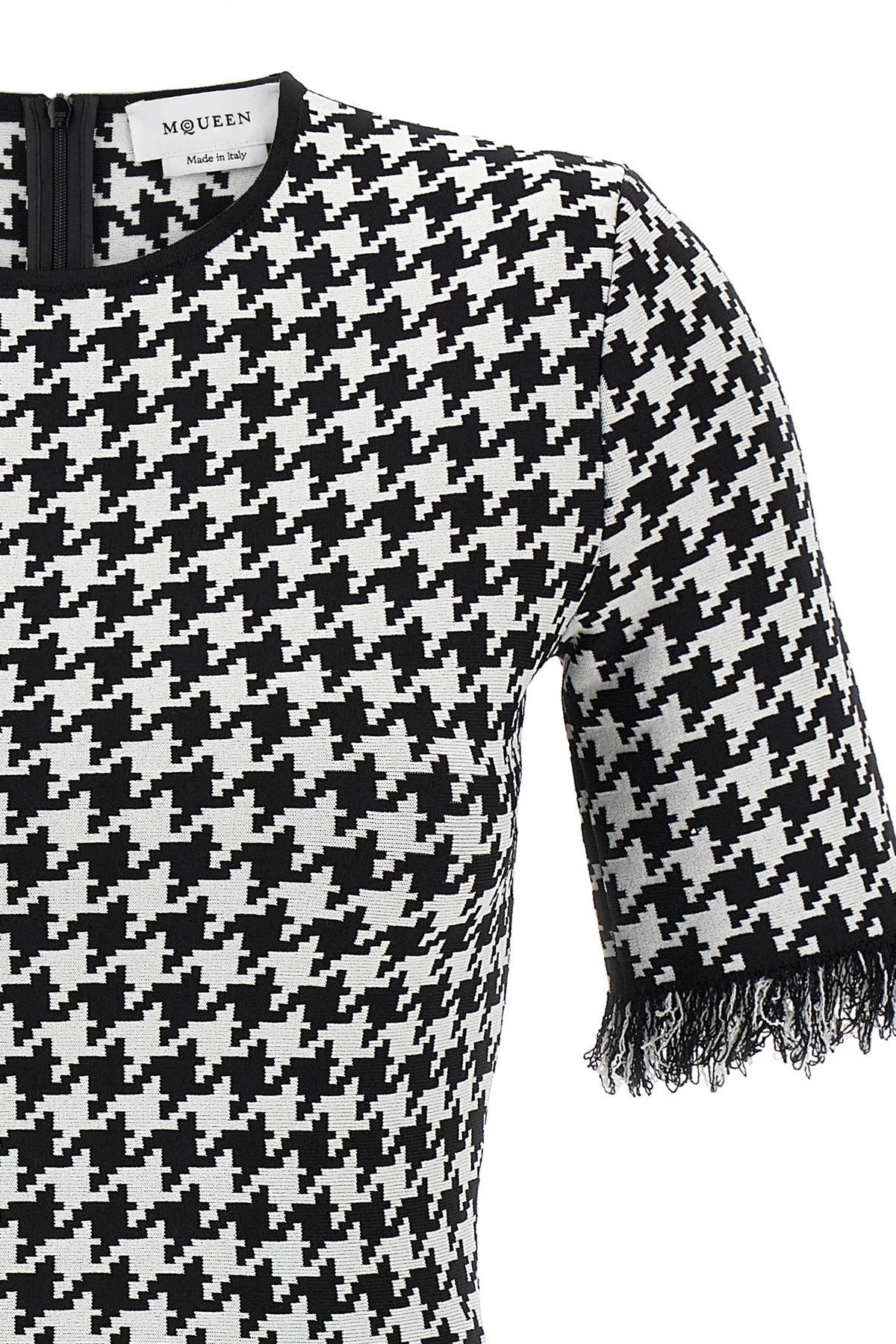 Mcqueen Women Houndstooth Dress - 4