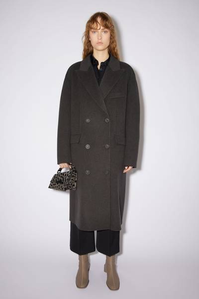 Acne Studios Wrap coat - Charcoal Grey outlook